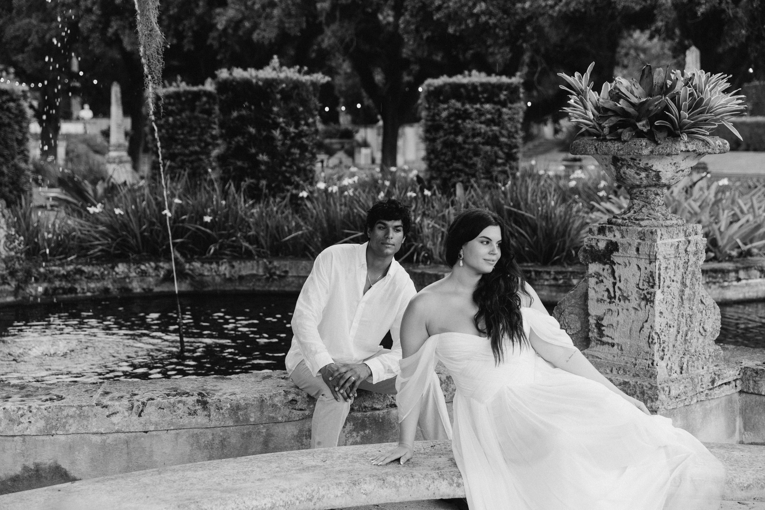 Lindsay & Kirk | Elopement at Vizcaya Museum & Gardens