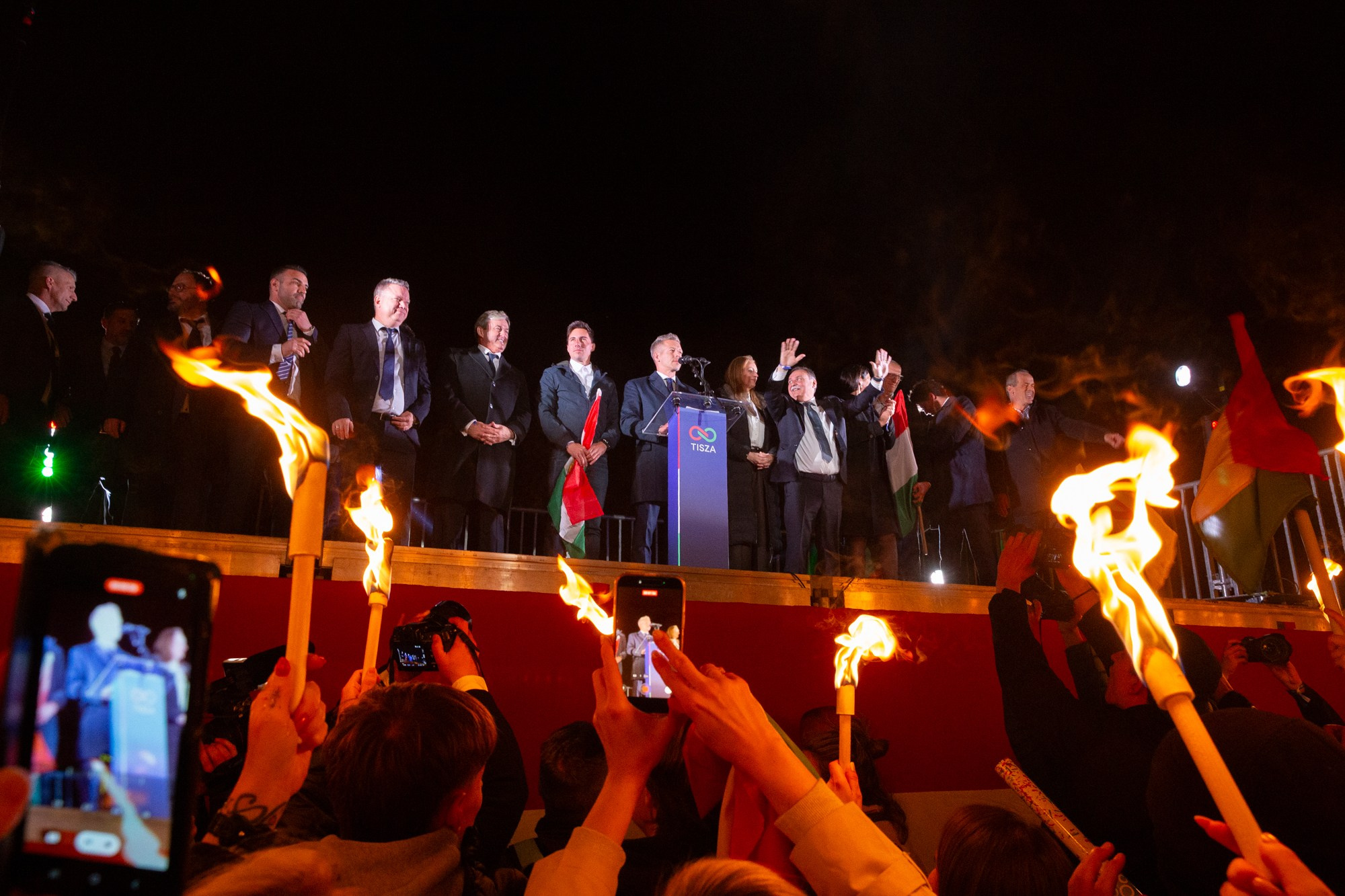 TISZA Victory Night, Hungary 2026. Photographer in Budapest  — Yura Knyazev