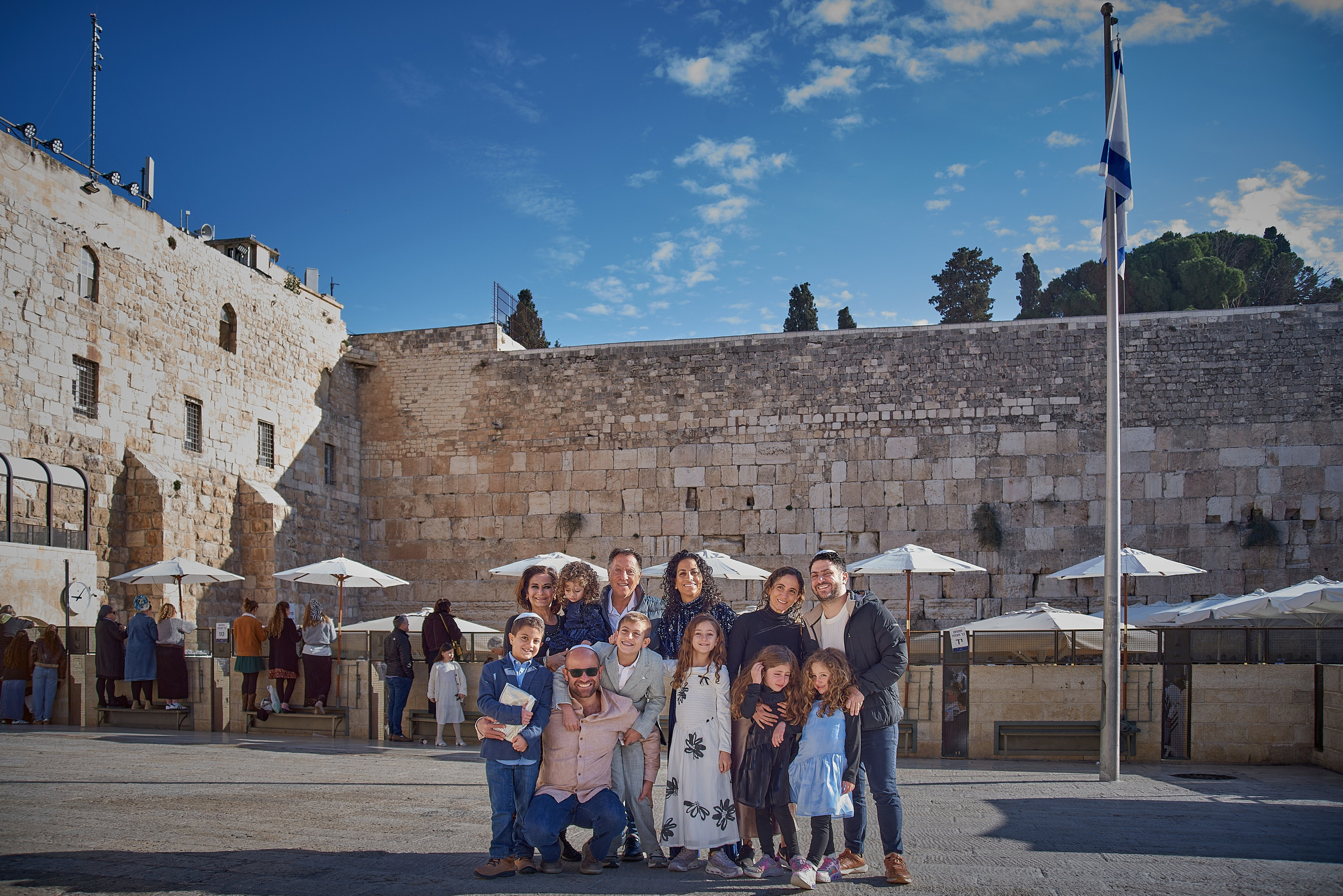 Bar Mitzvah ceremony at the Western Wall Jerusalem 