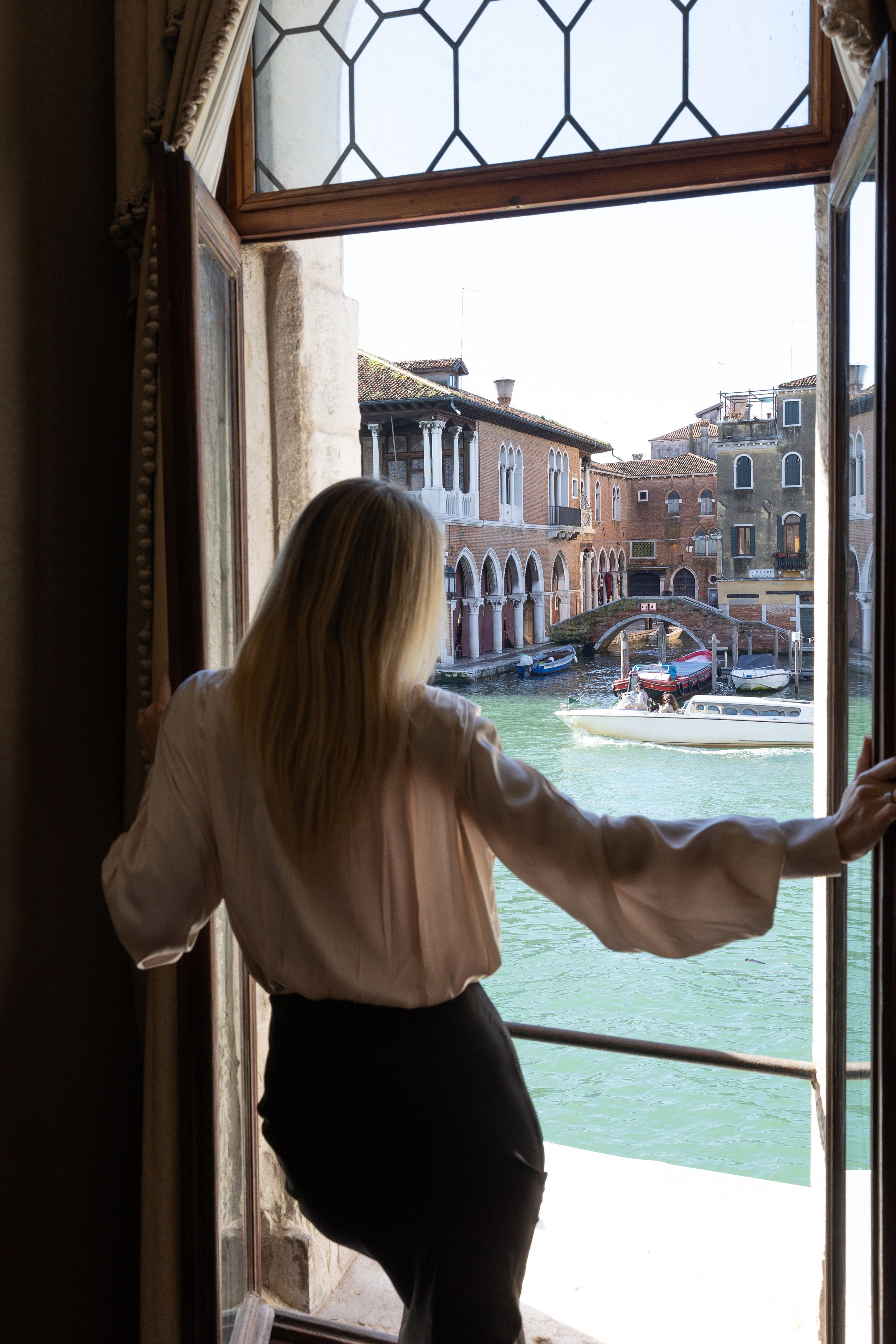 Yana at down in Venice