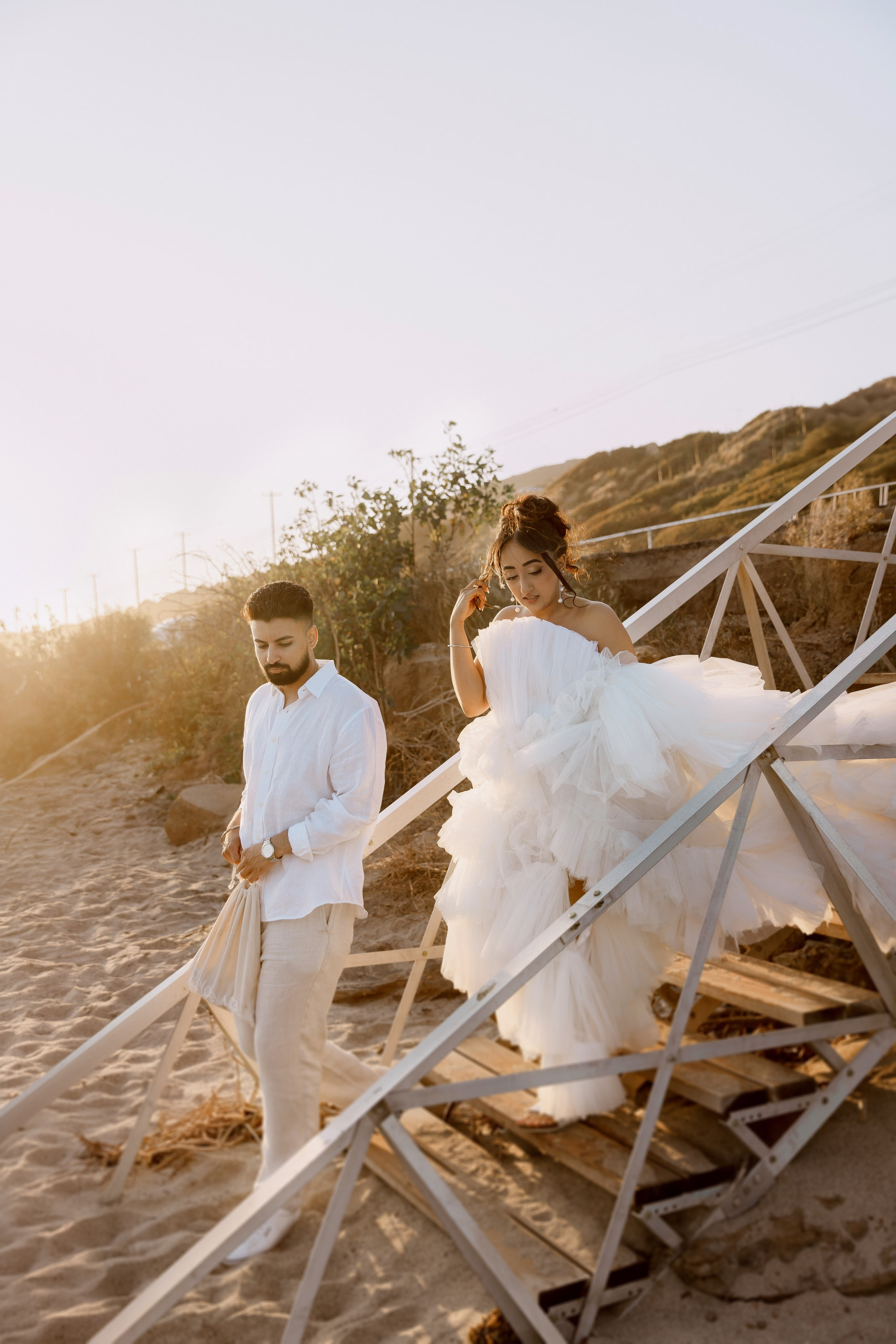 Engagement Photoshoot at Malibu Beach | Taya Frank. Southern California Family and Couple Photographer