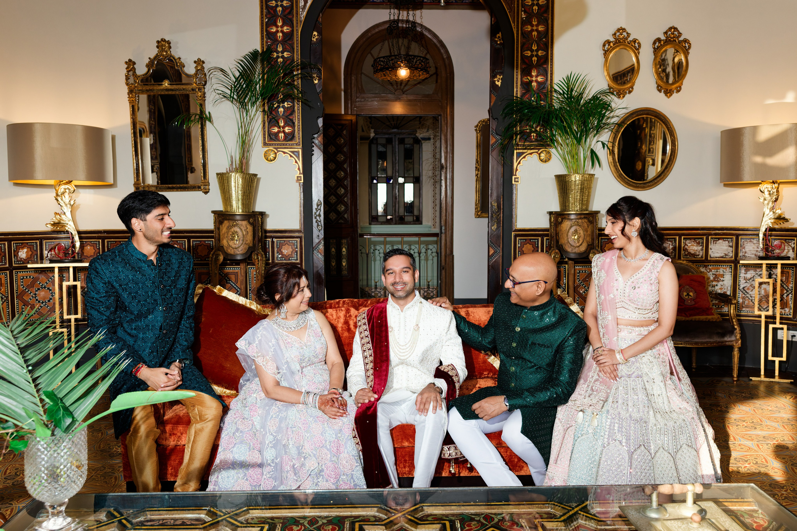 Indian wedding at Gran Villa Rosa, Barcelona