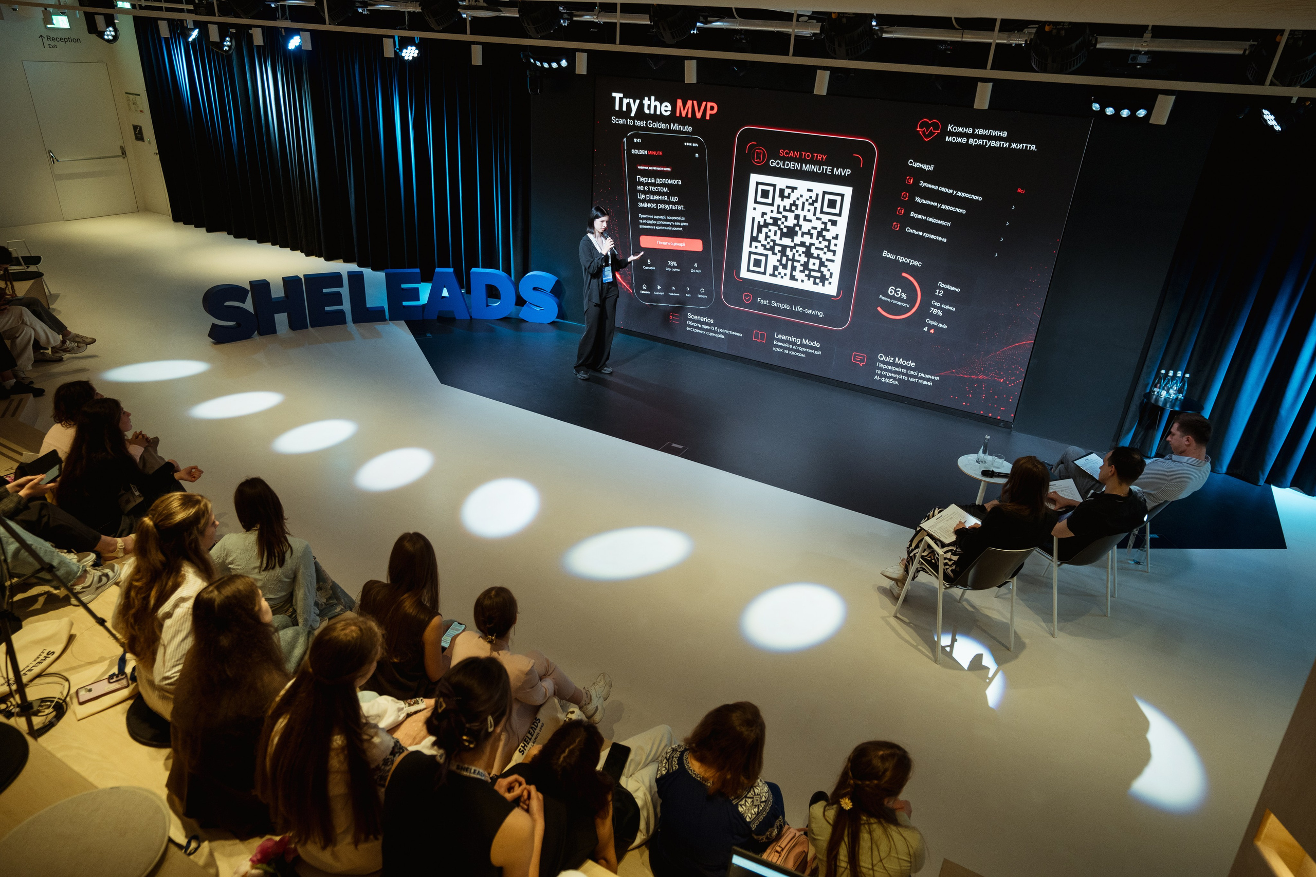 Sheleads Demo Day. Kostiantyn Holinchenko. Reportage and portrait photographer