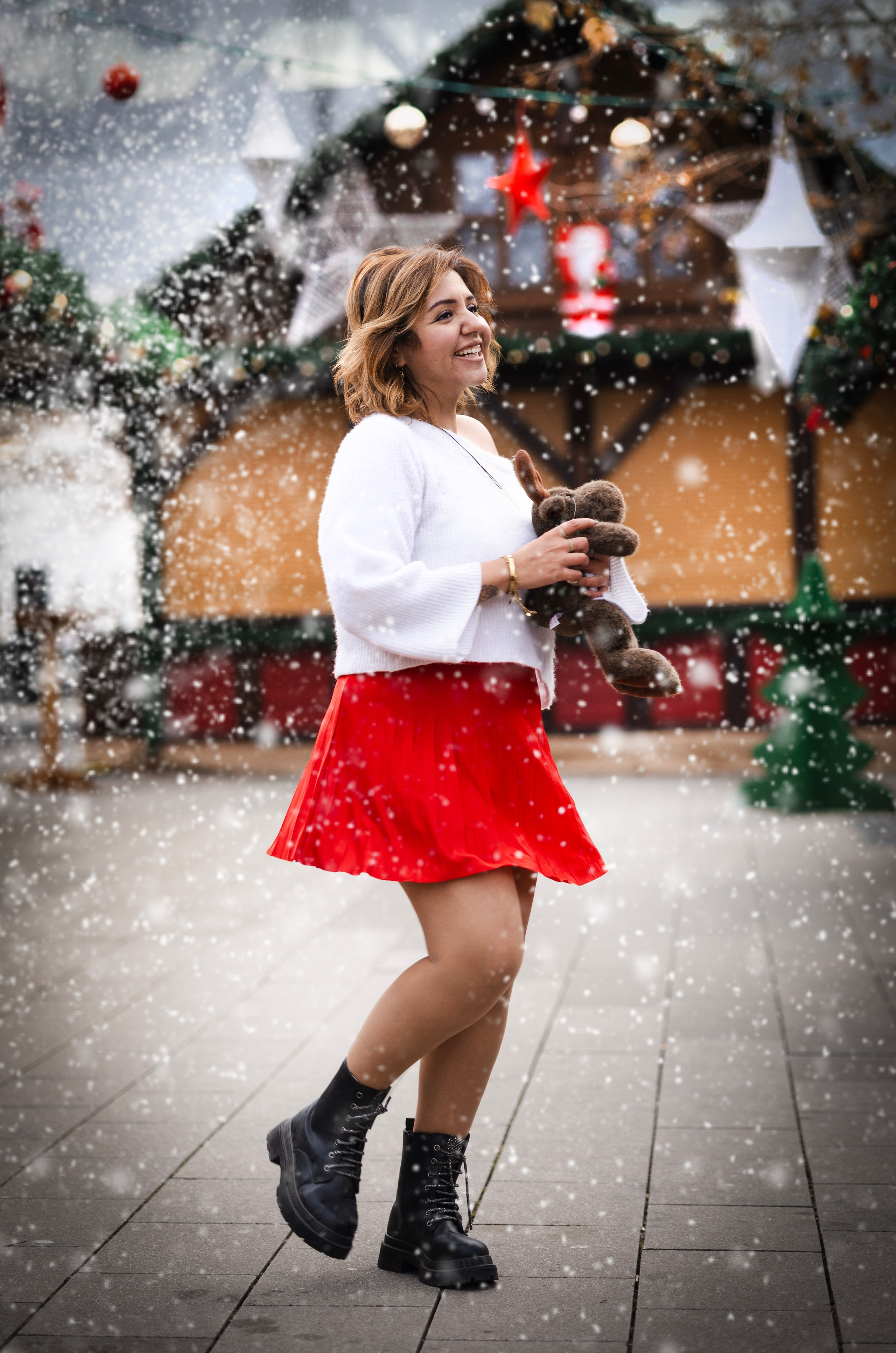 Sandra and Christmas. Photographer in Munich