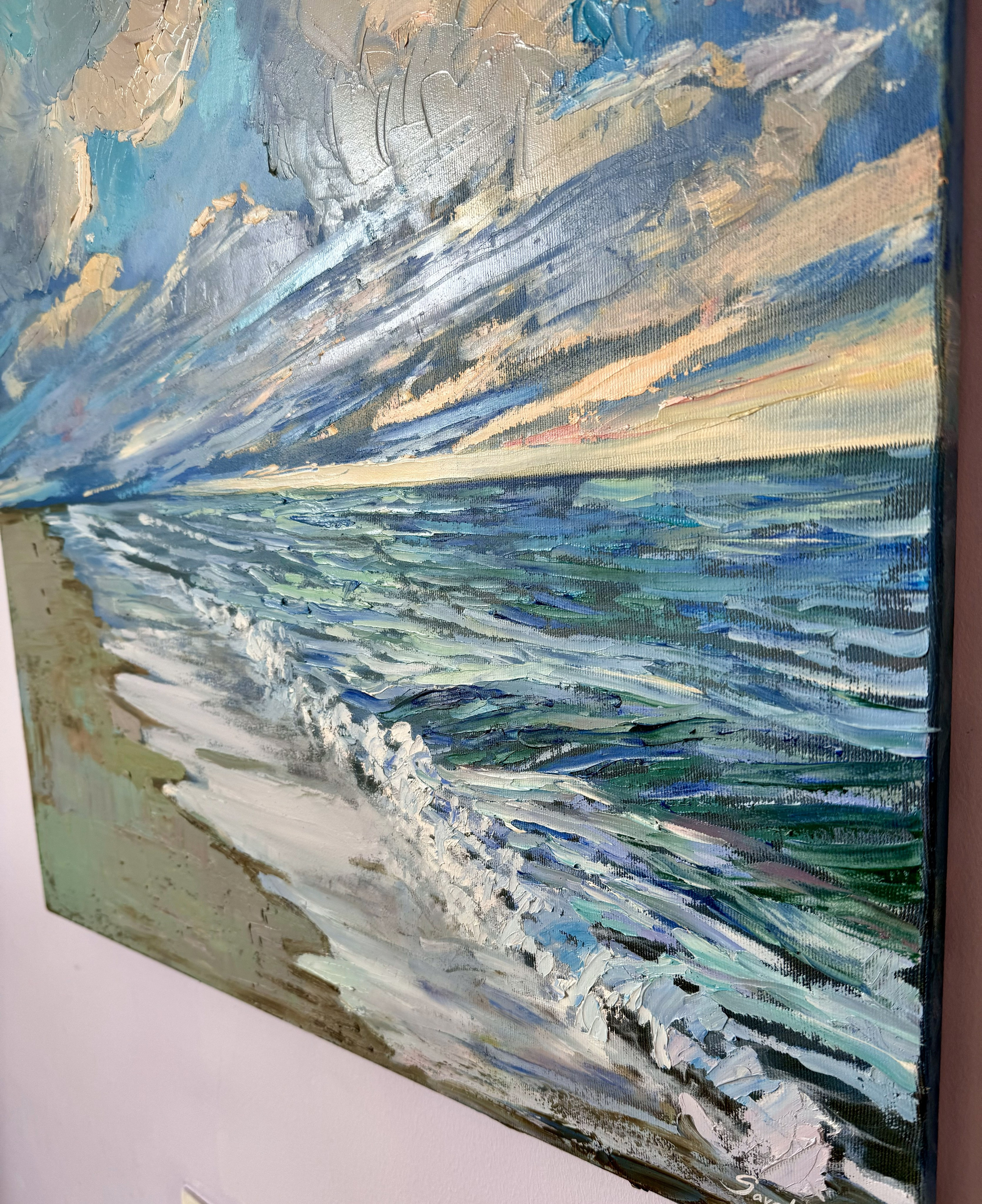 «Sea coast N.2». Художник живописец Савелова Ольга