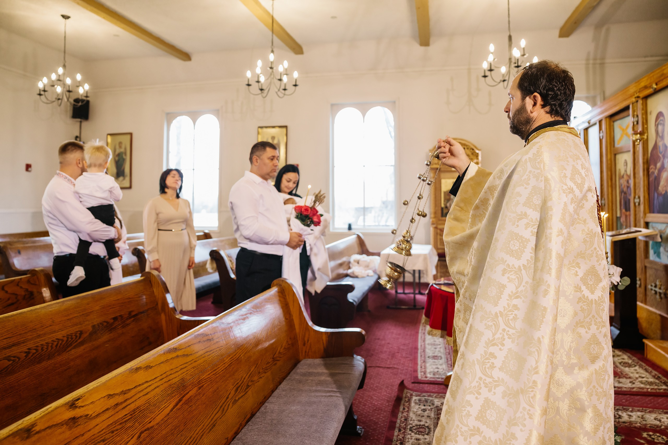 11.23.2024 Christening. Wedding family event photographer in Chicago Nick Yushevich