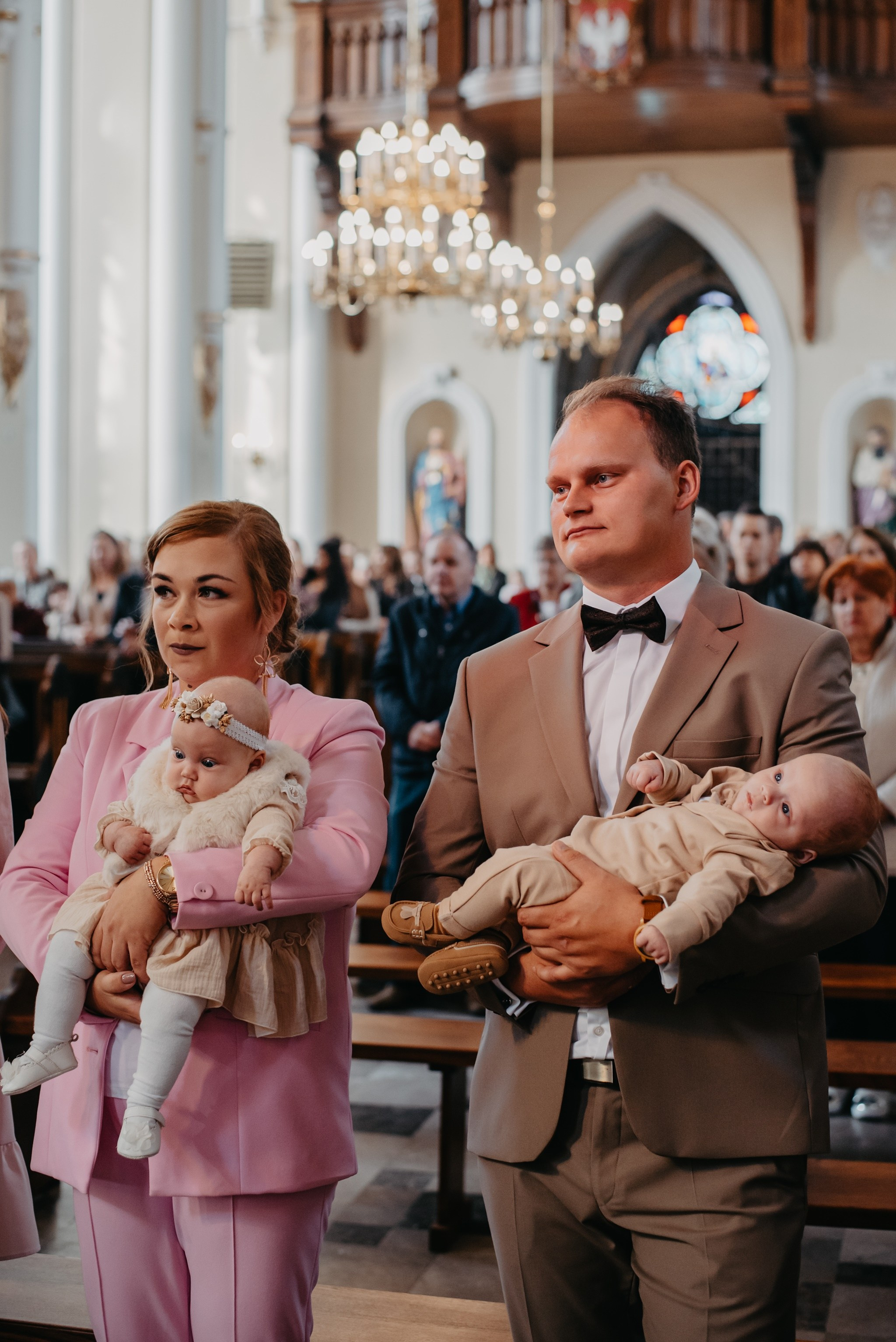 Chrzest Święty Tosi i Jasia. Dominika Strachacka Fotografia | Fotograf ślubny i rodzinny Opole Lubelskie Lublin