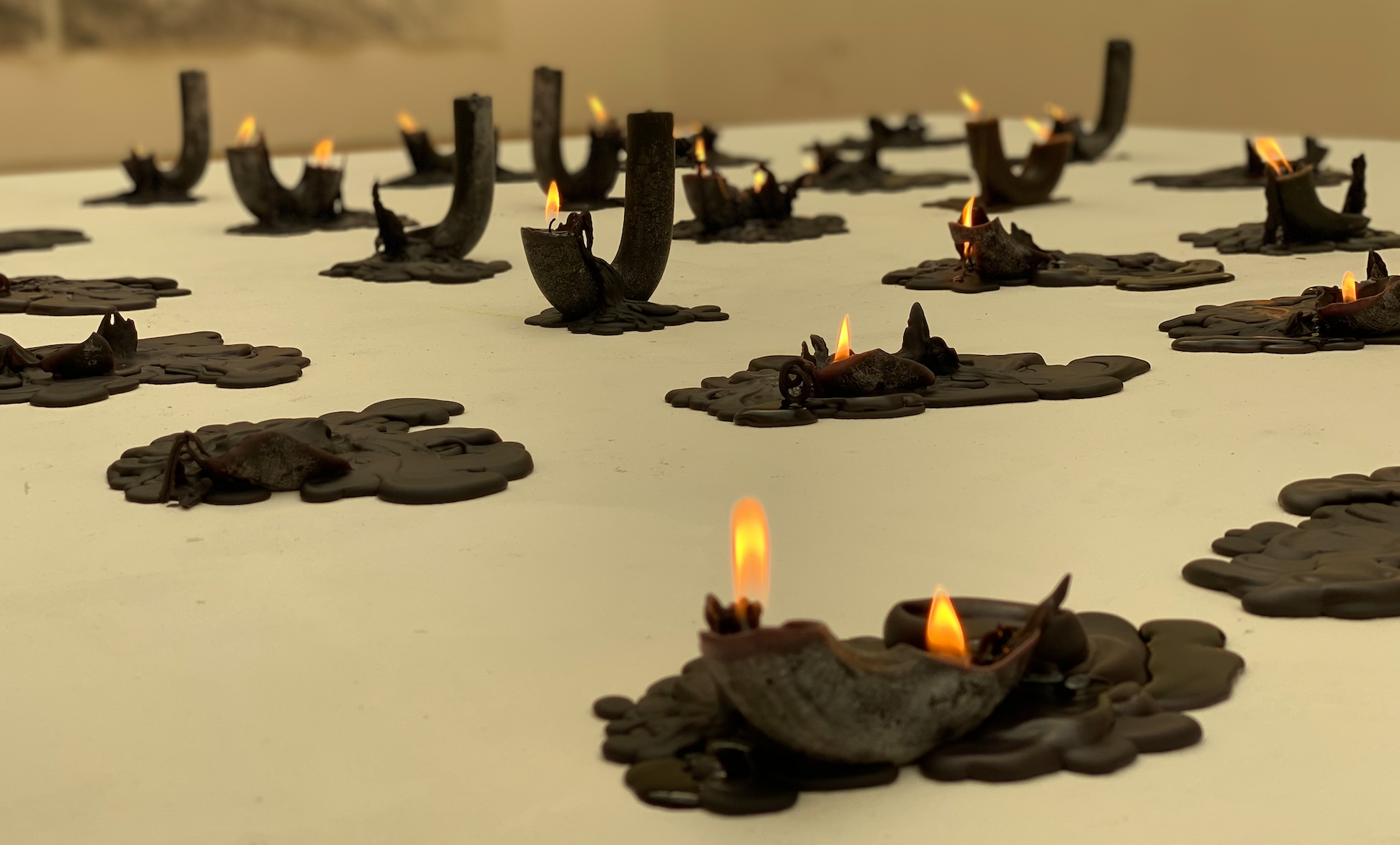 Installation des 30 bougies