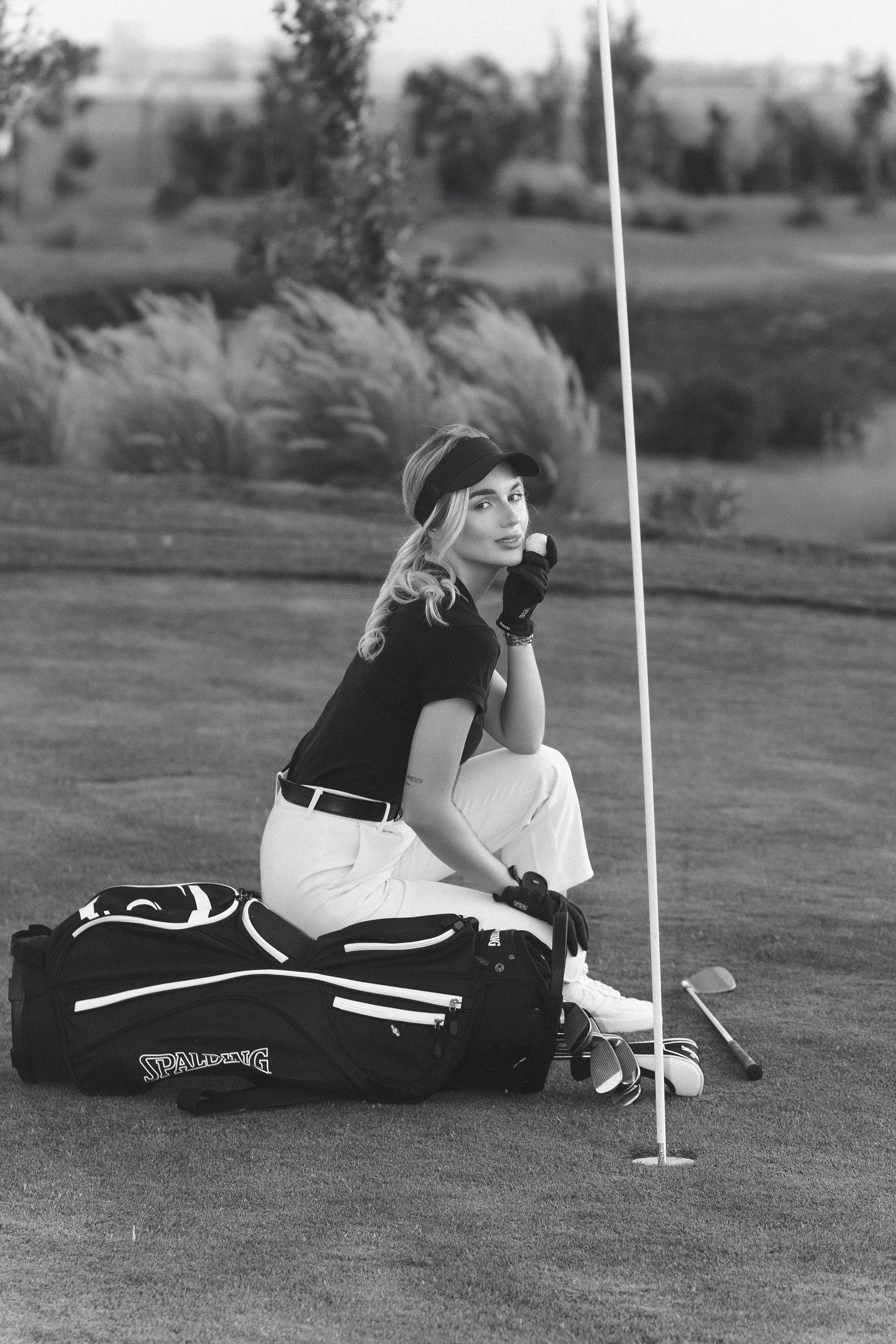 Lera — Golf Aesthetic. Veronika Basova | Photographer | Cinematic & Magazine | Amman, Jordan