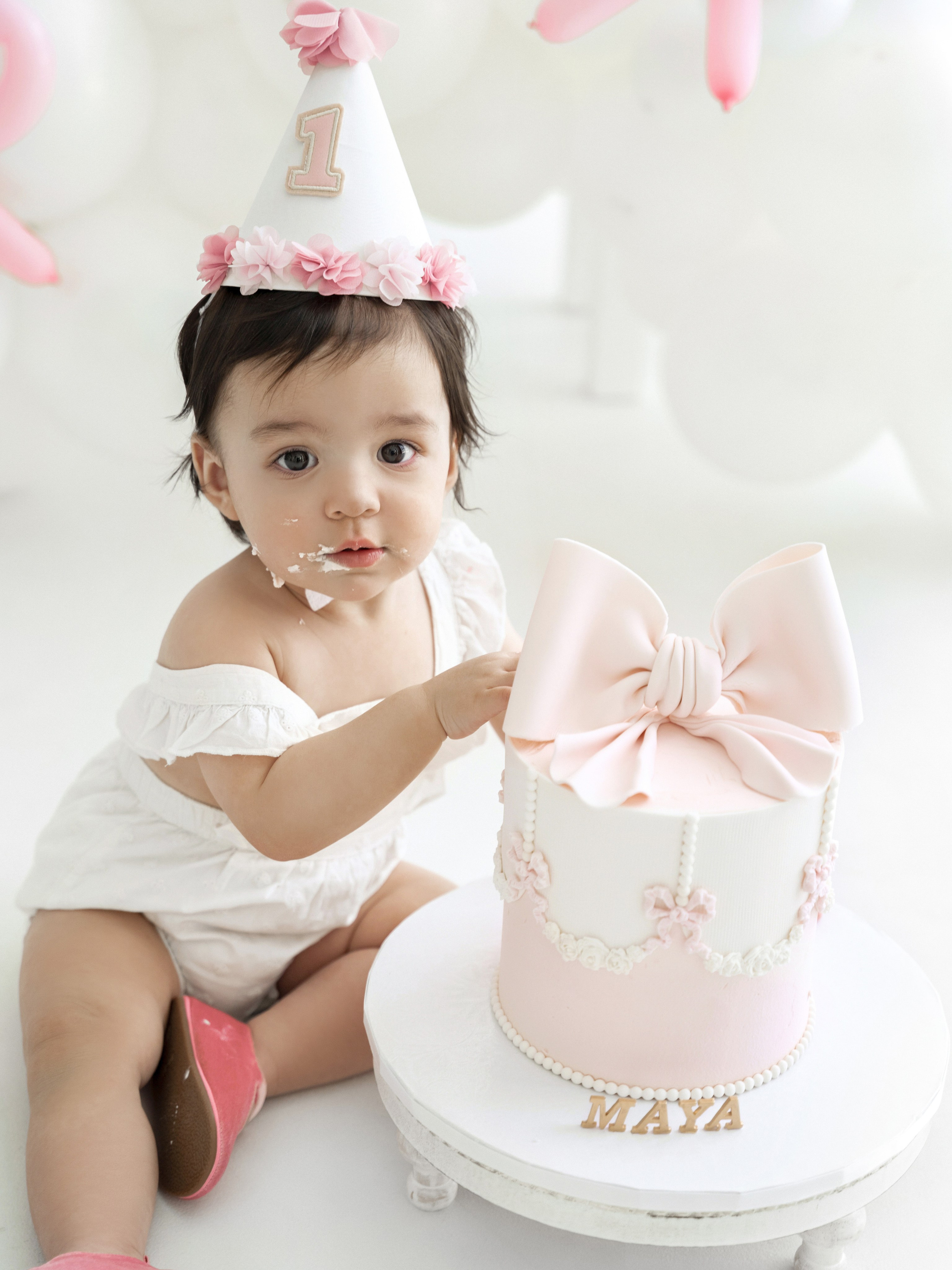 First birthday photoshoot Eva