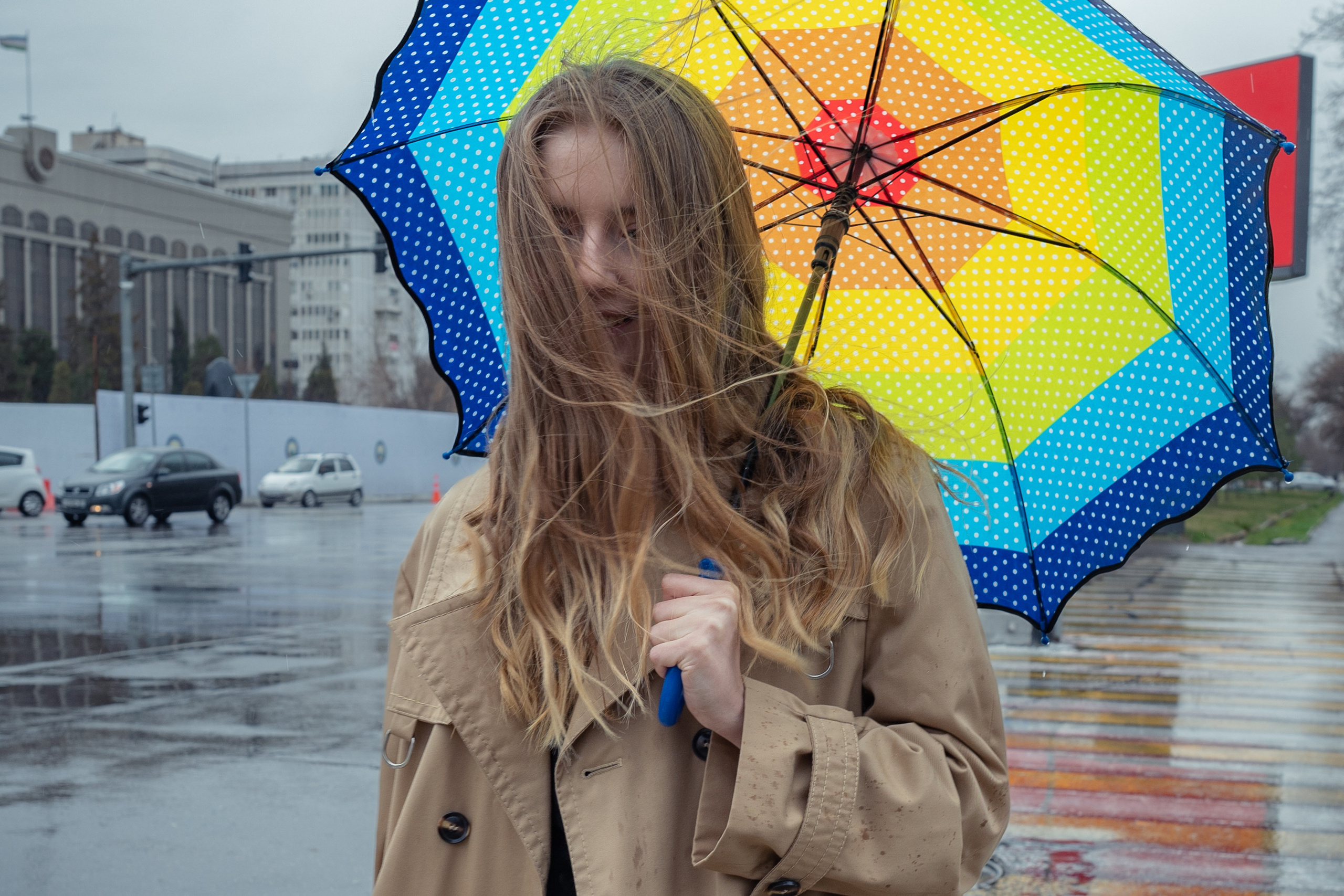 Polina - Rain day. Георгий Намазов | Фотограф в Ташкенте