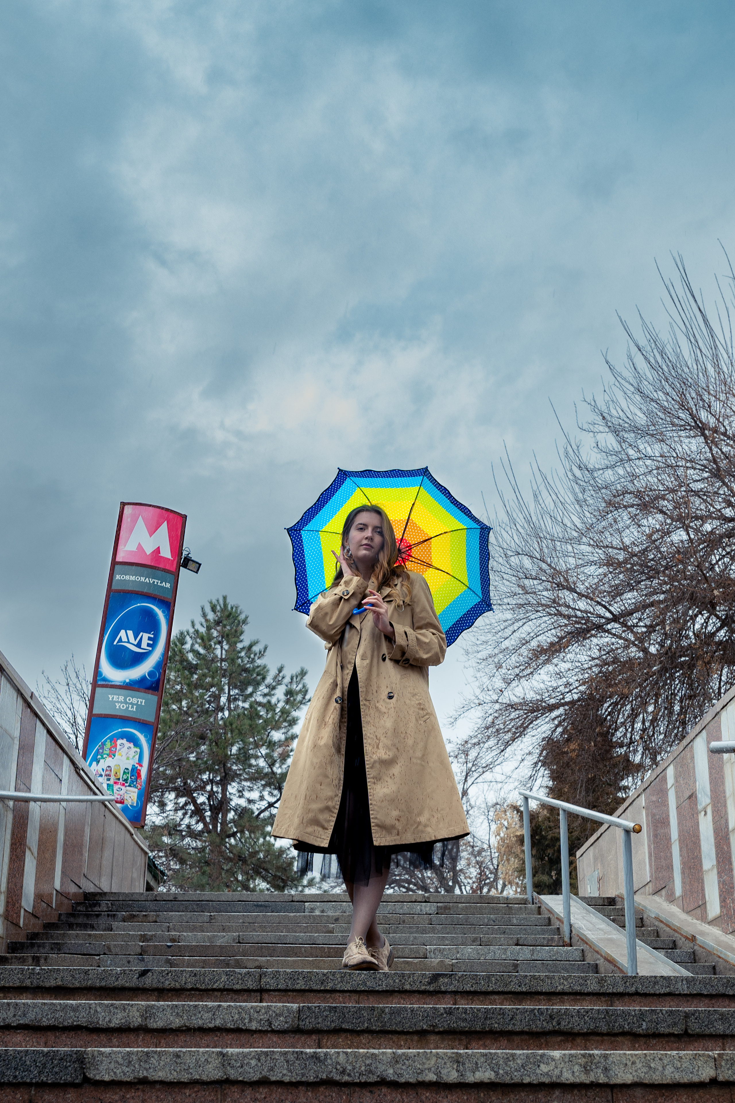 Polina - Rain day. Георгий Намазов | Фотограф в Ташкенте