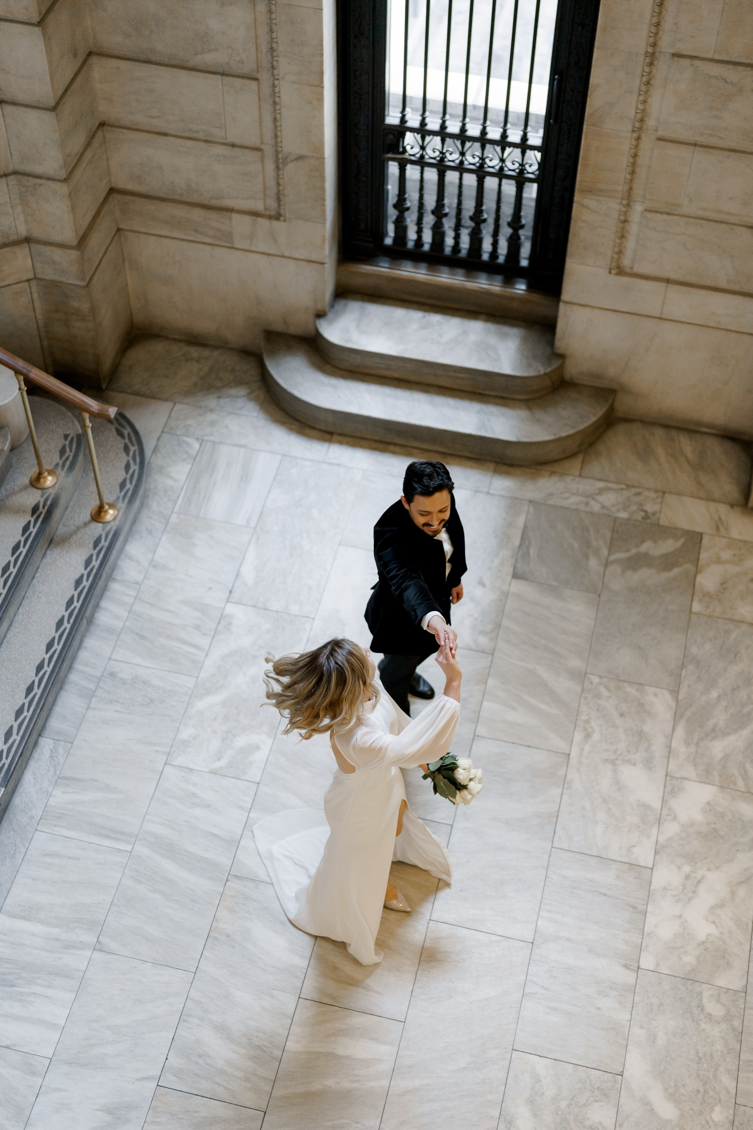 Caroline and Brendan’s Museum MET and Library Engagement Shoot. Wedding photographer and videographer New York | New Jersey