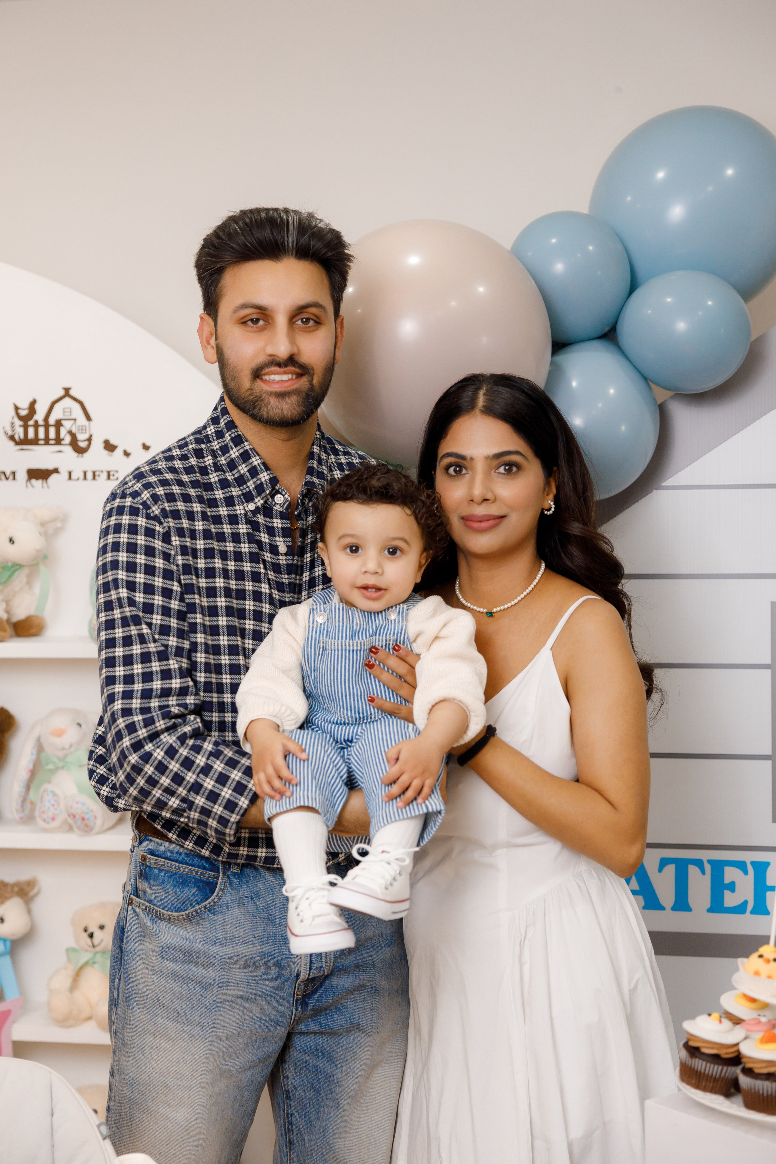 Fateh’s 1st birthday. Home