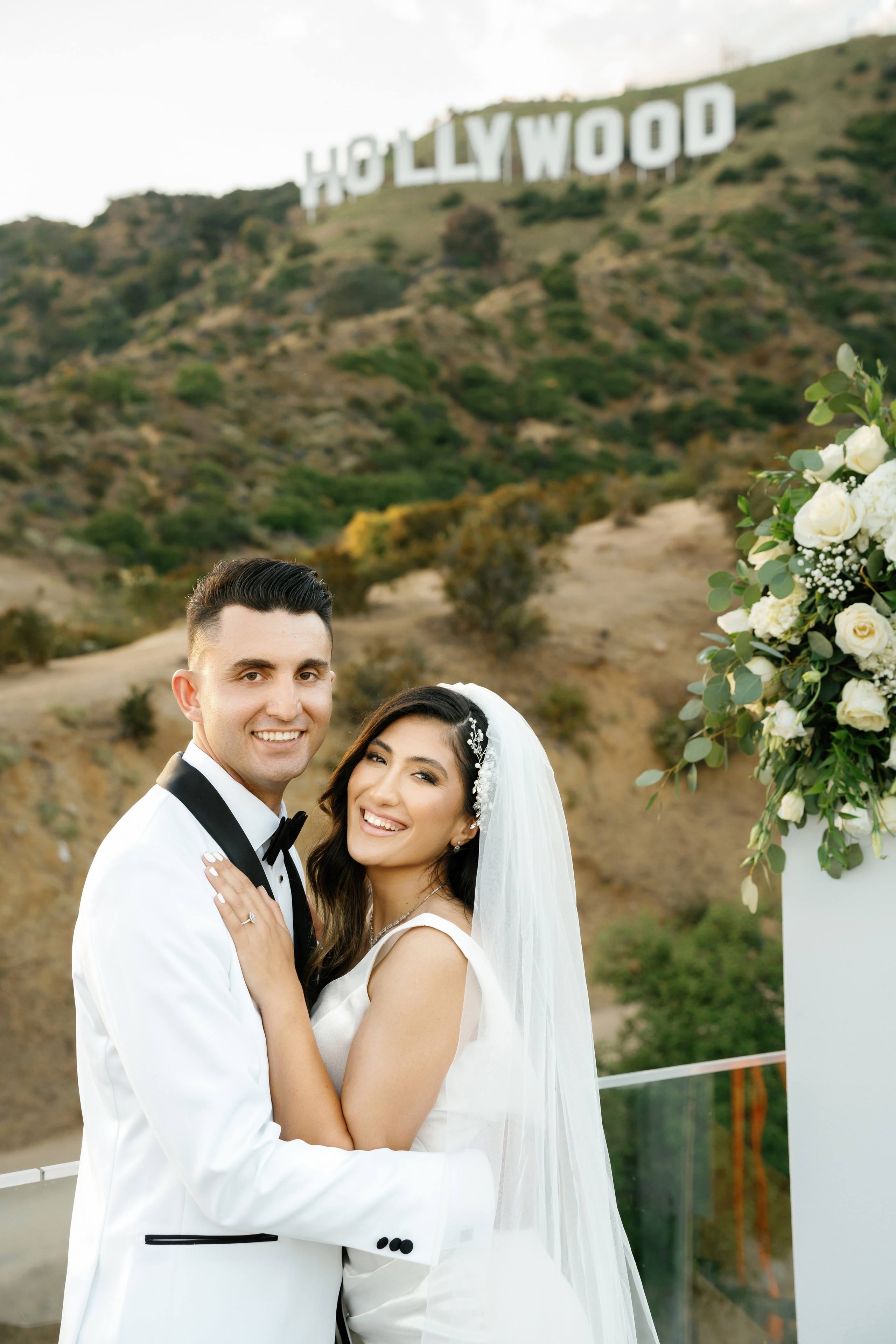 Wedding at the Hollywood Sign Venue, Los Angeles, California. Wedding Photography & Videography Team in California, Los Angeles, San Francisco, San Diego and Travel