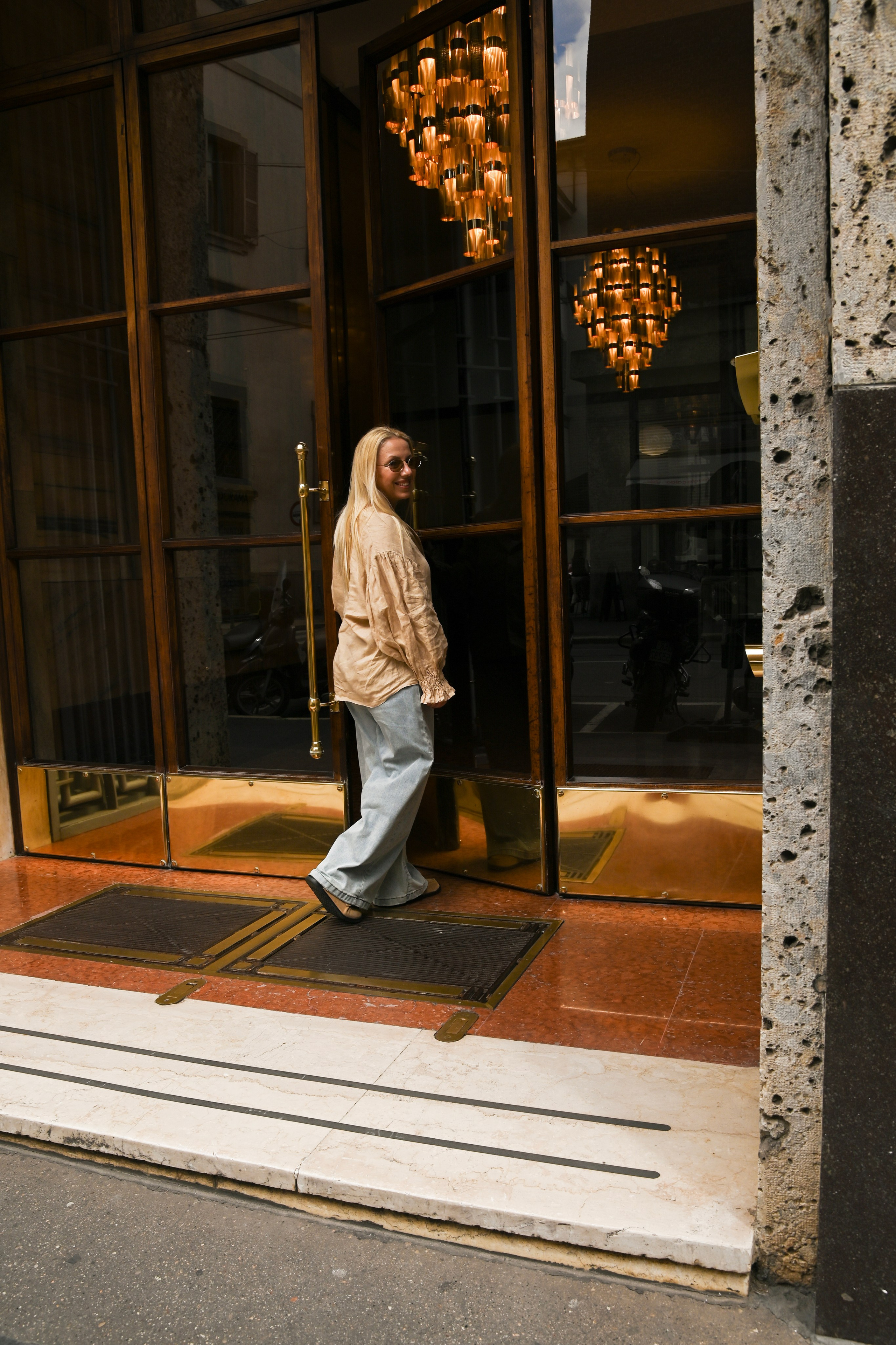 Walking in the center of Milan