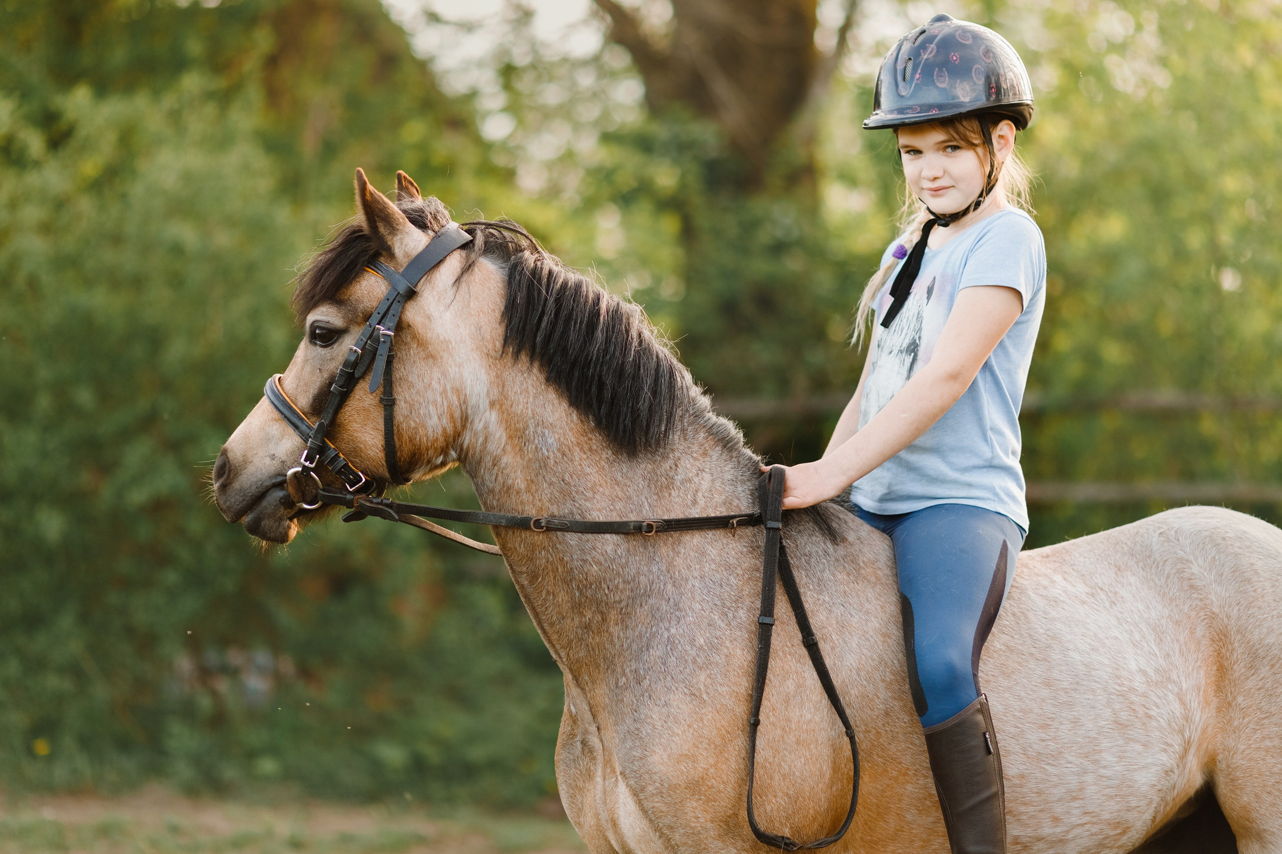 Girls & horses, summer. Kaja | fotograf psów we Wrocławiu