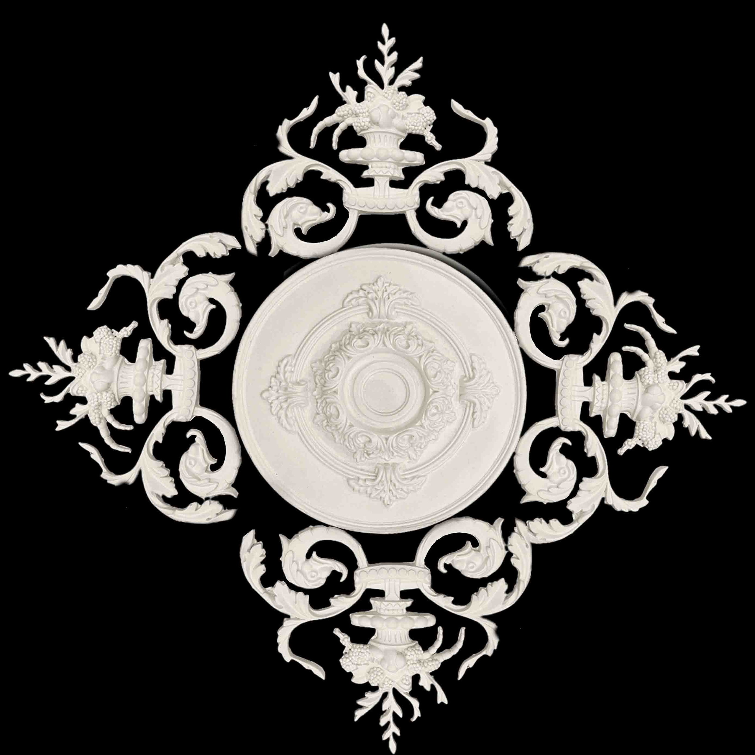 Medallions. Plaster molding