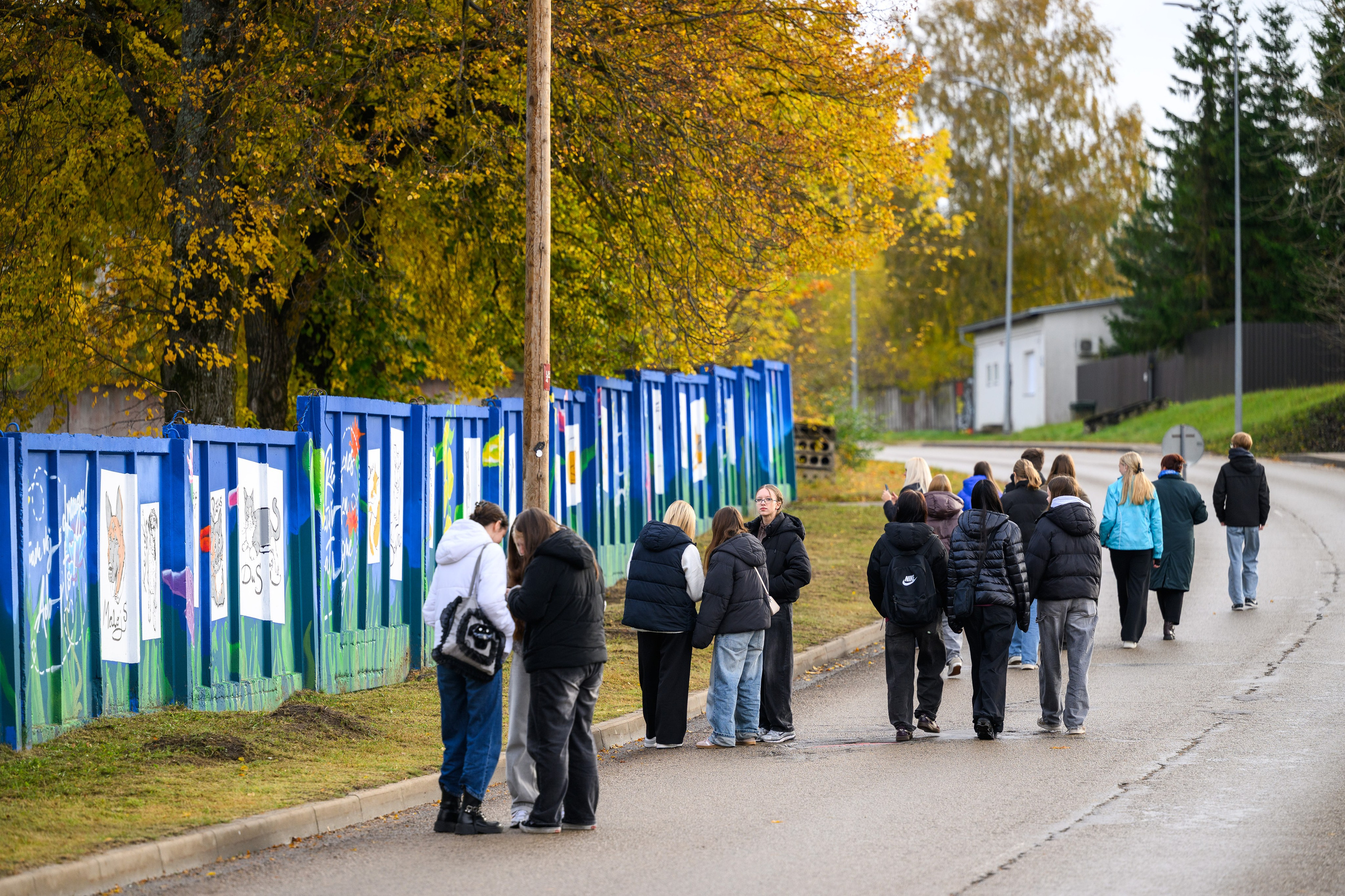 Rēzeknes dzīvnieku patversmes izglesnotās sienas atklāšana. Ritvars Pujats Emotion Photographer