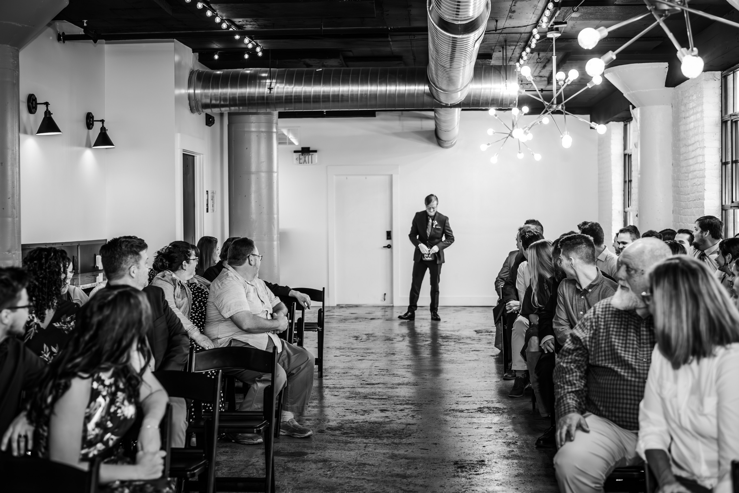 Bold & Dramatic Wedding at The Paper Mill on The Landing | Fort Wayne Wedding Photographer. Alexandria Danielle Photography | Fort Wayne & Indianapolis Wedding Photographer