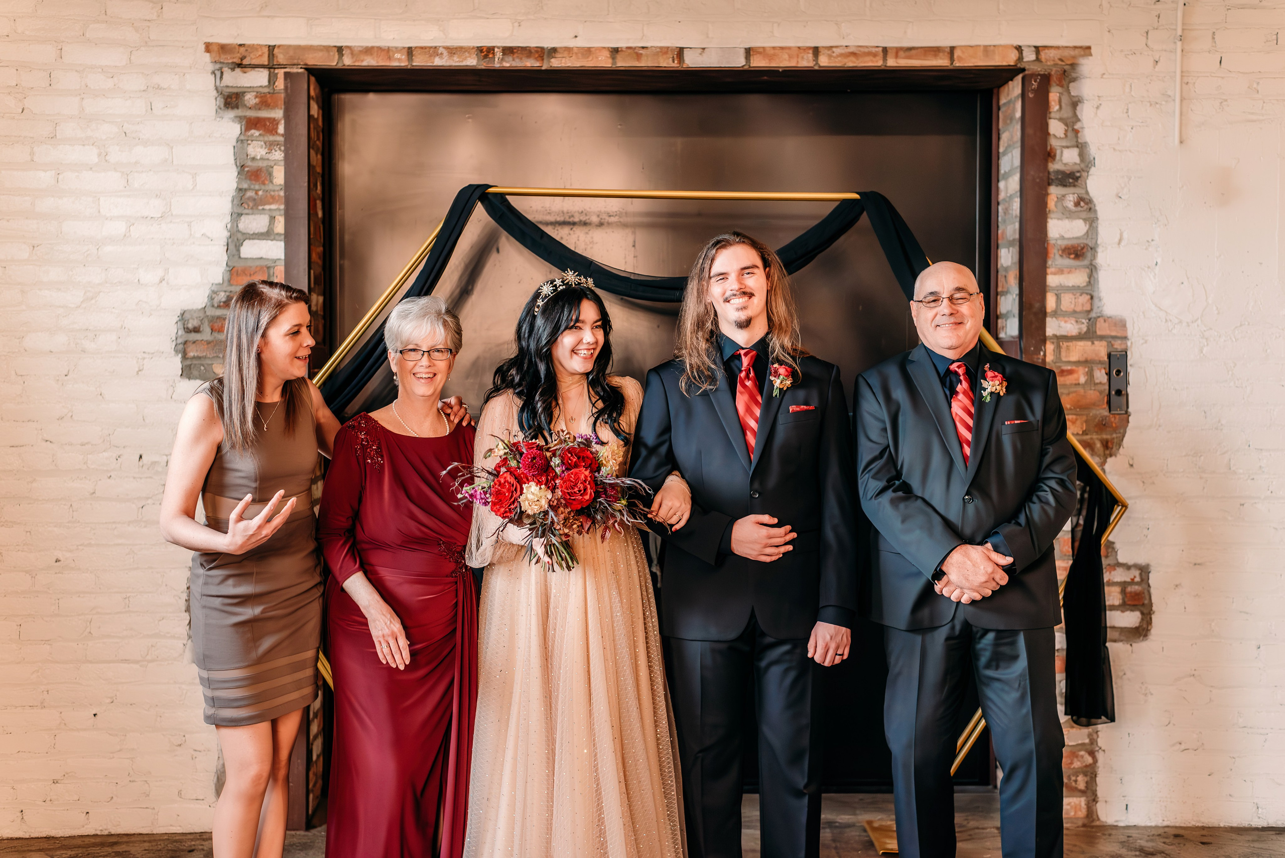 Bold & Dramatic Wedding at The Paper Mill on The Landing | Fort Wayne Wedding Photographer. Alexandria Danielle Photography | Fort Wayne & Indianapolis Wedding Photographer