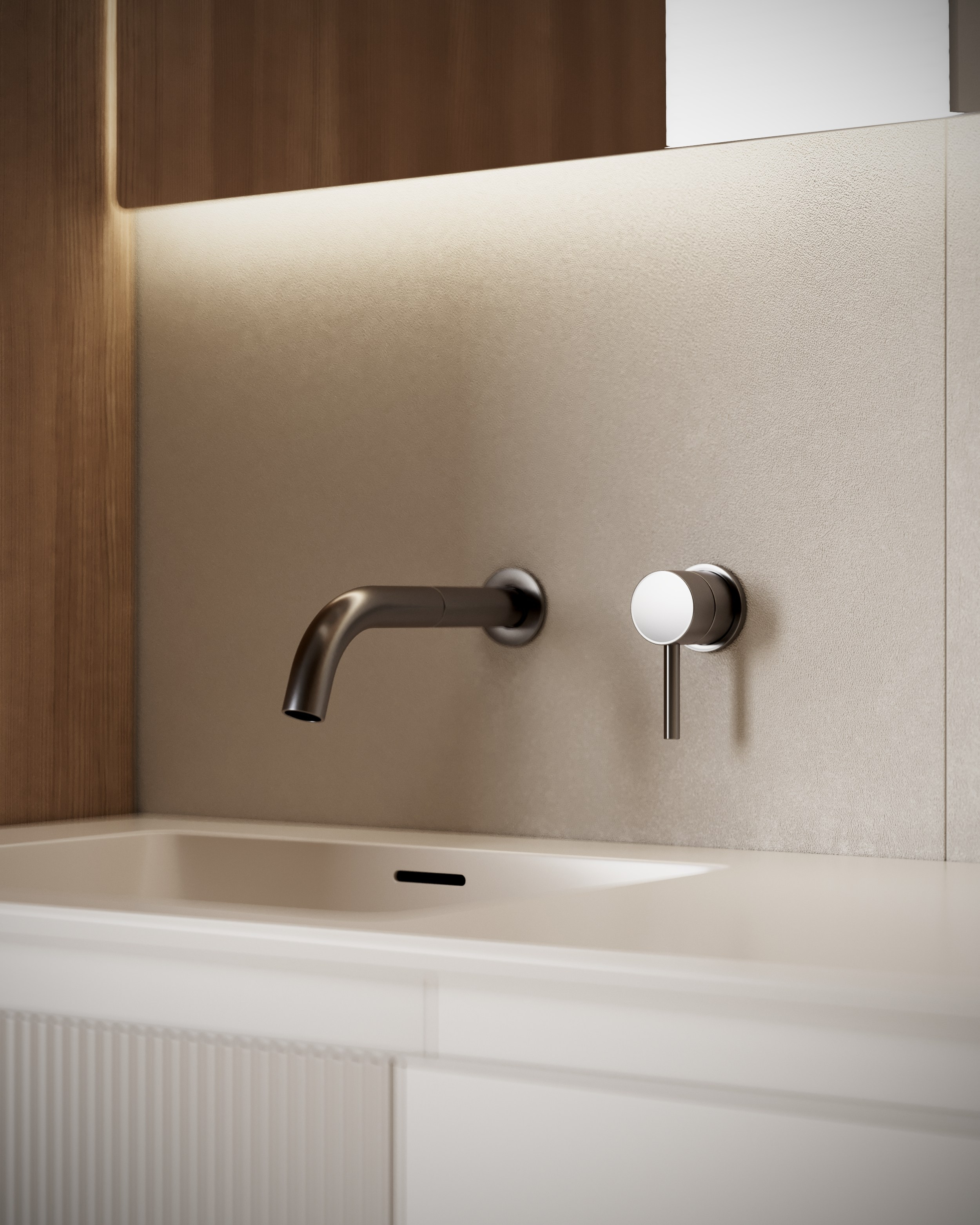 Bathroom design / Personal project. Interior designer / visualizer Lisa Oputina