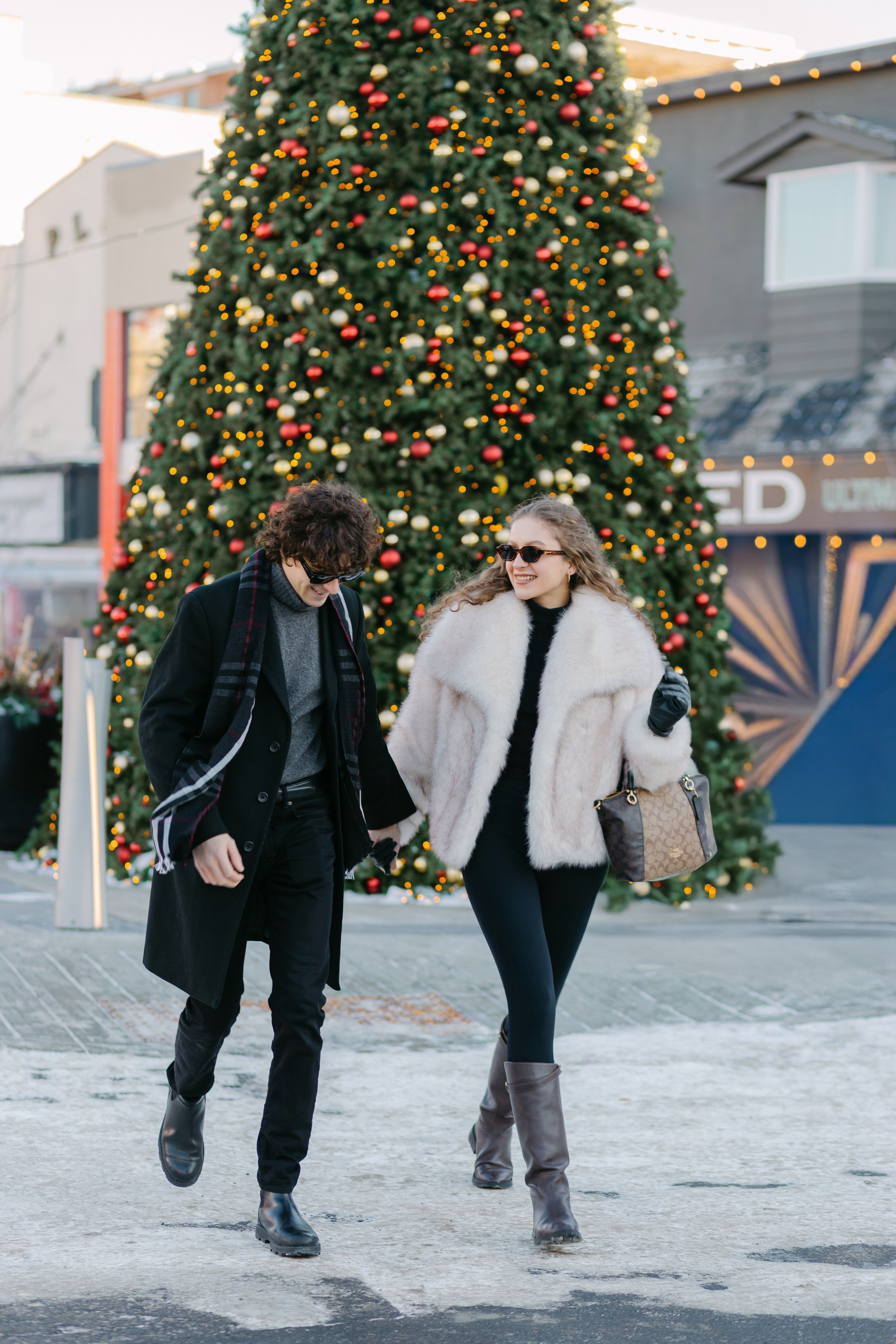 Christmas magic together. Home