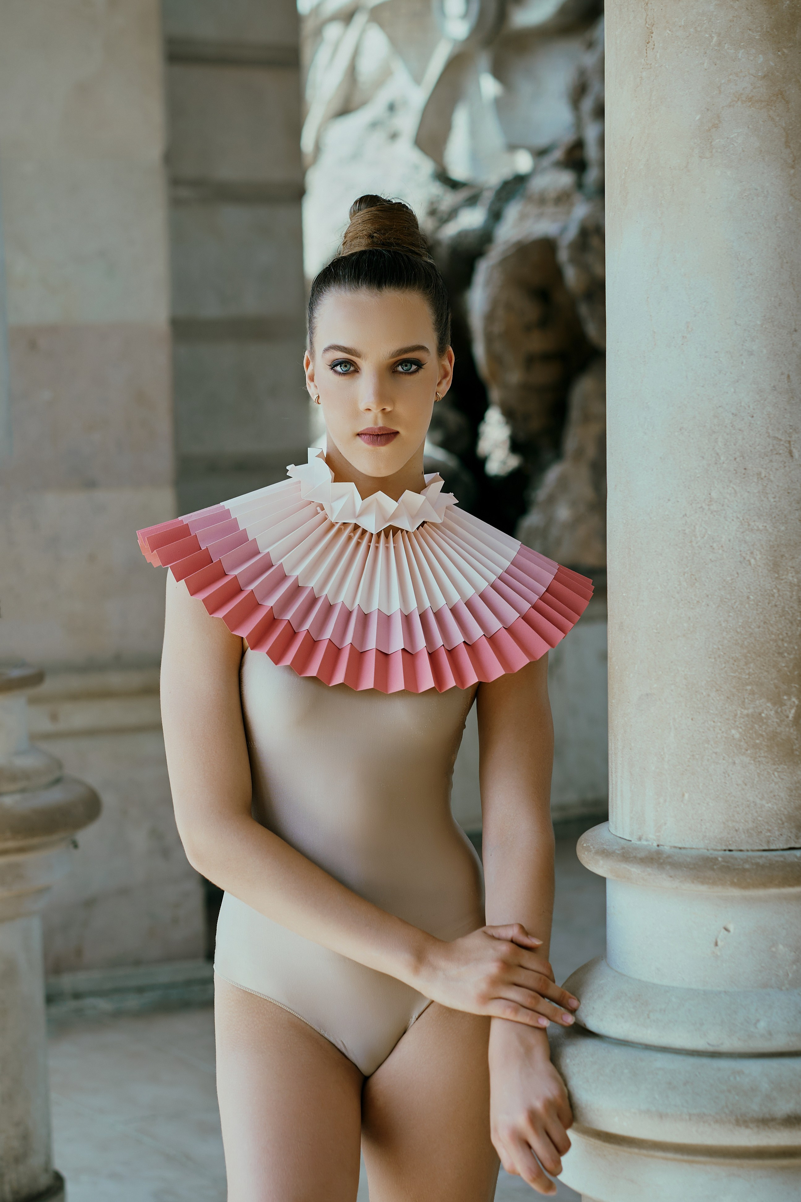 Барселона. Бумажное платье. Фотограф в Барселоне Жанна Захарченко