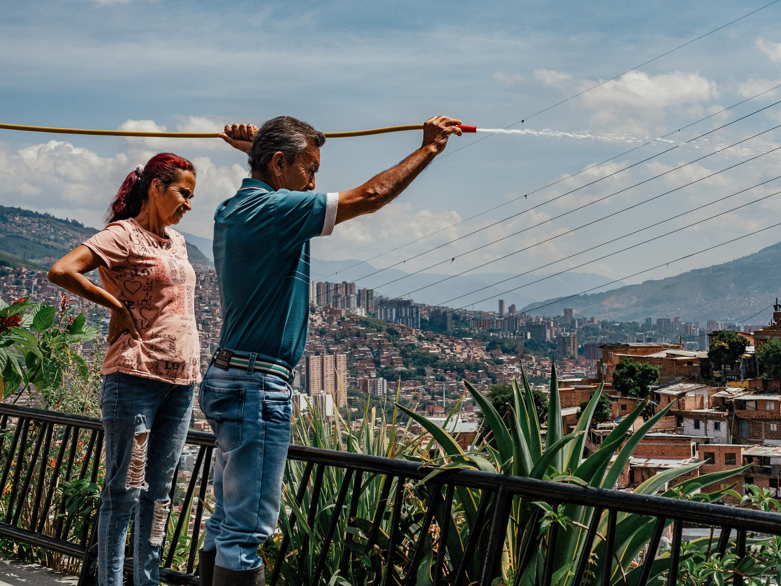 Comuna 13, Medellín, Colombia. Federico Borobio, street and documentary photography.