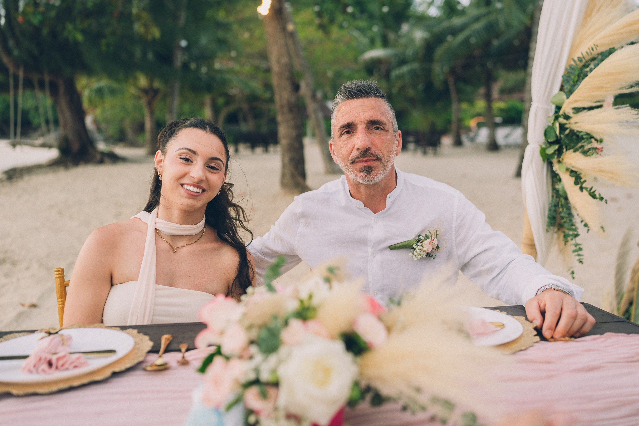 Ventrone Antonella and Lespes Angelo. Mariage à Koh Samui, en Thaïlande. Whatsapp: +66 94 3 650 301