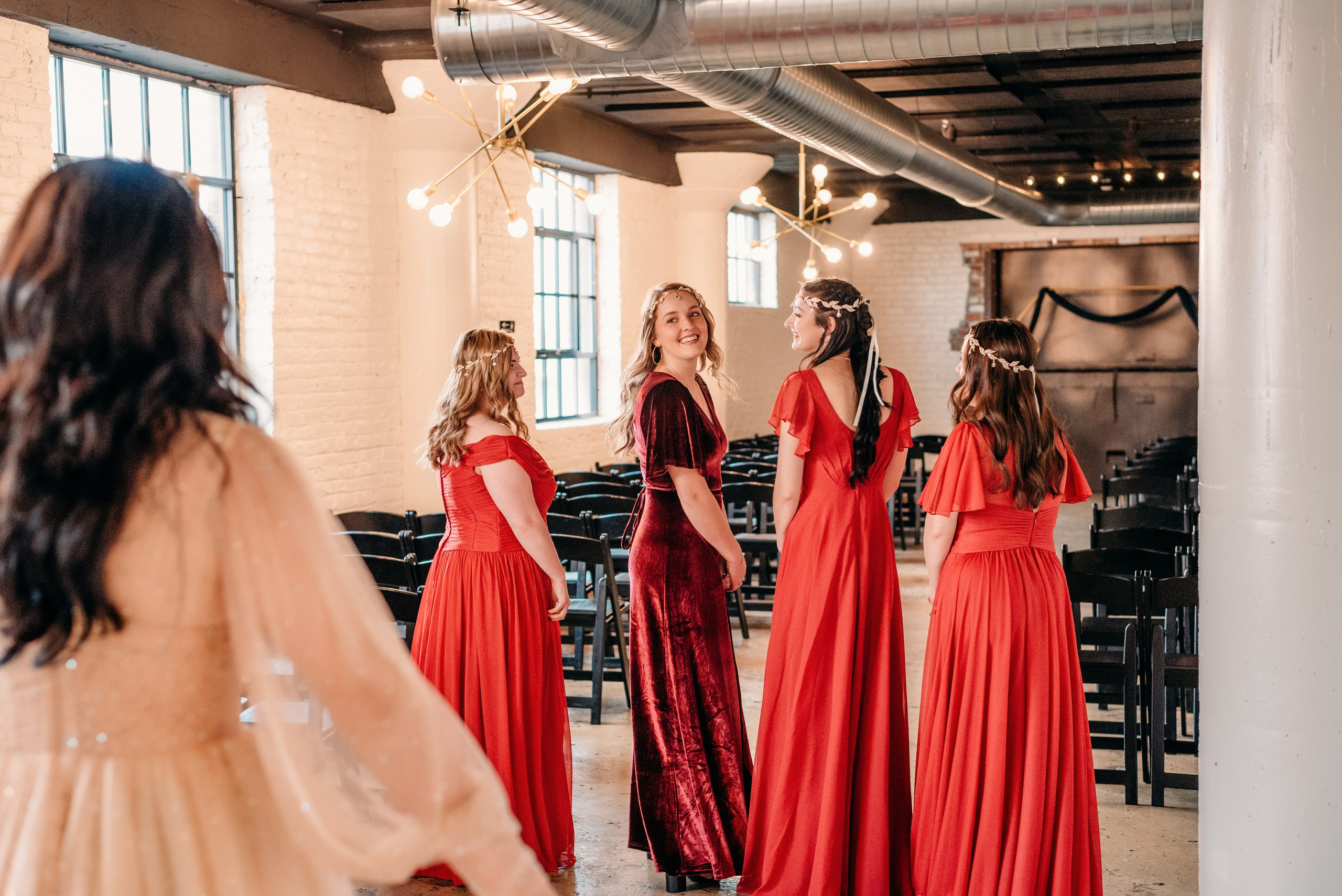 Bold & Dramatic Wedding at The Paper Mill on The Landing | Fort Wayne Wedding Photographer. Alexandria Danielle Photography | Fort Wayne & Indianapolis Wedding Photographer