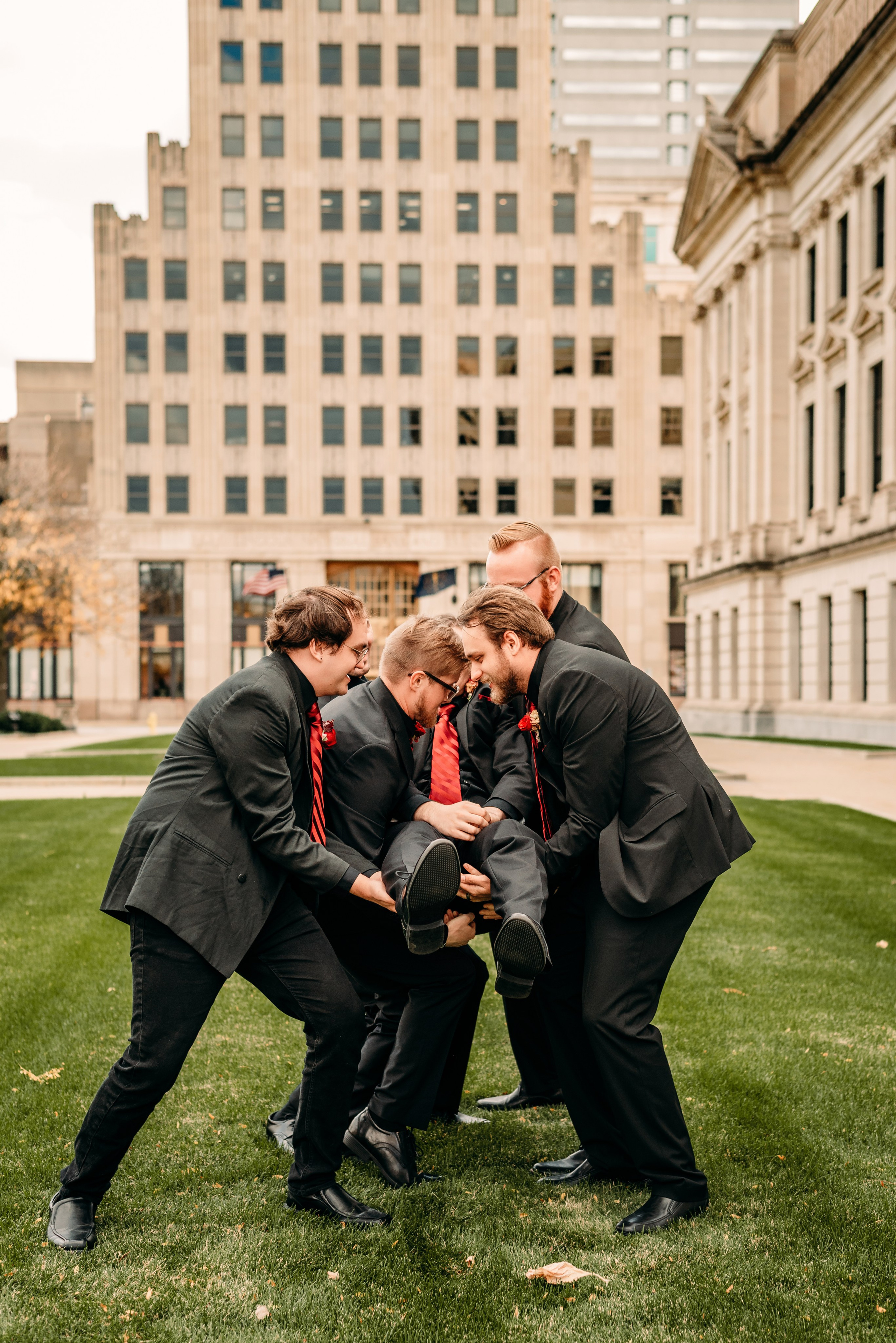 Bold & Dramatic Wedding at The Paper Mill on The Landing | Fort Wayne Wedding Photographer. Alexandria Danielle Photography | Fort Wayne & Indianapolis Wedding Photographer