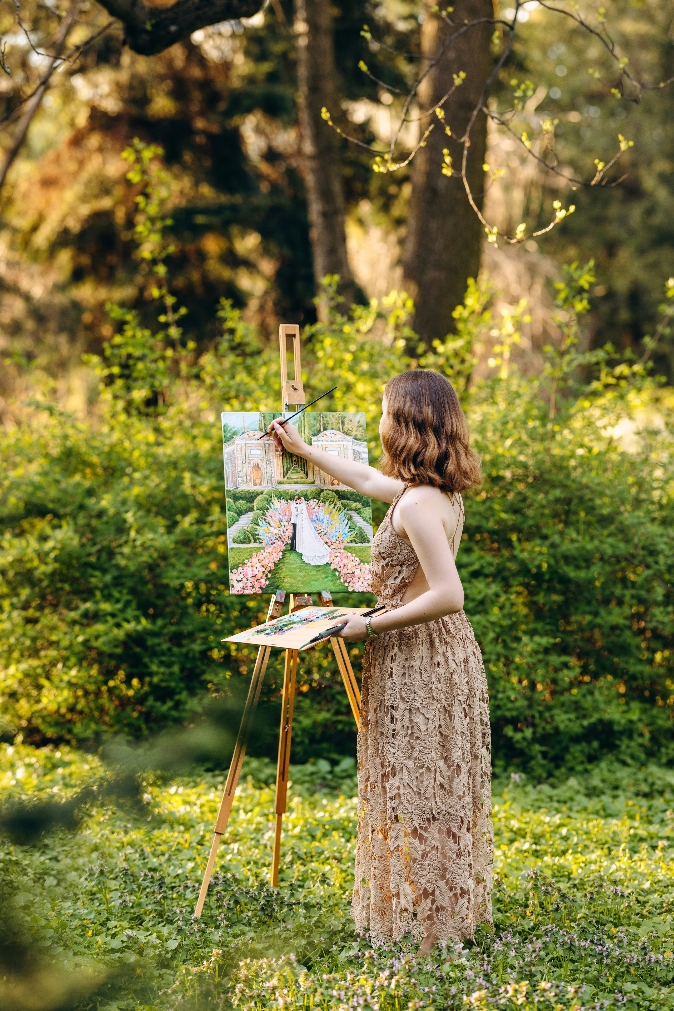 Ceremonial Painting. InnaIllustrator