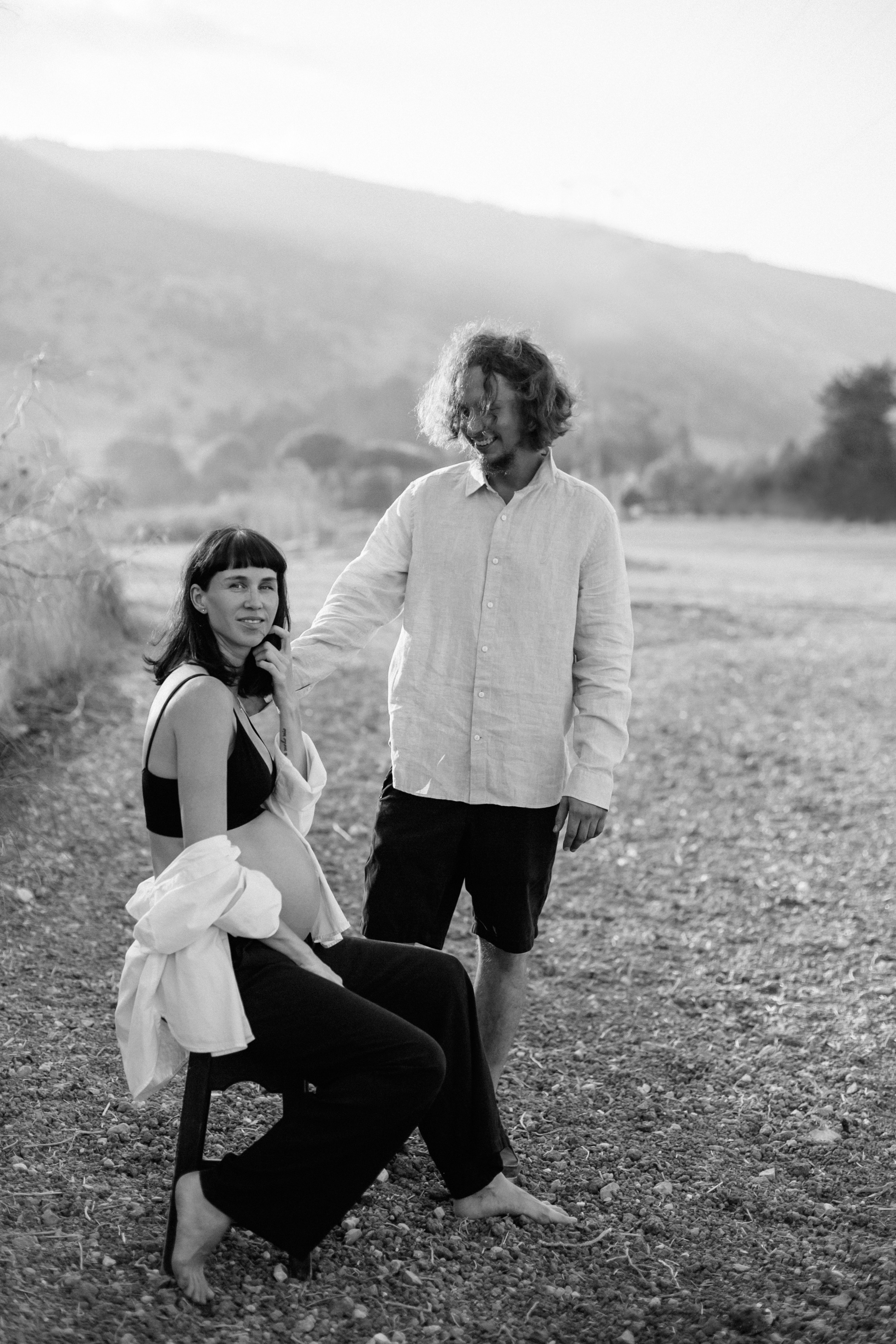 Kiryat Tivon field. Family photographer in Israel