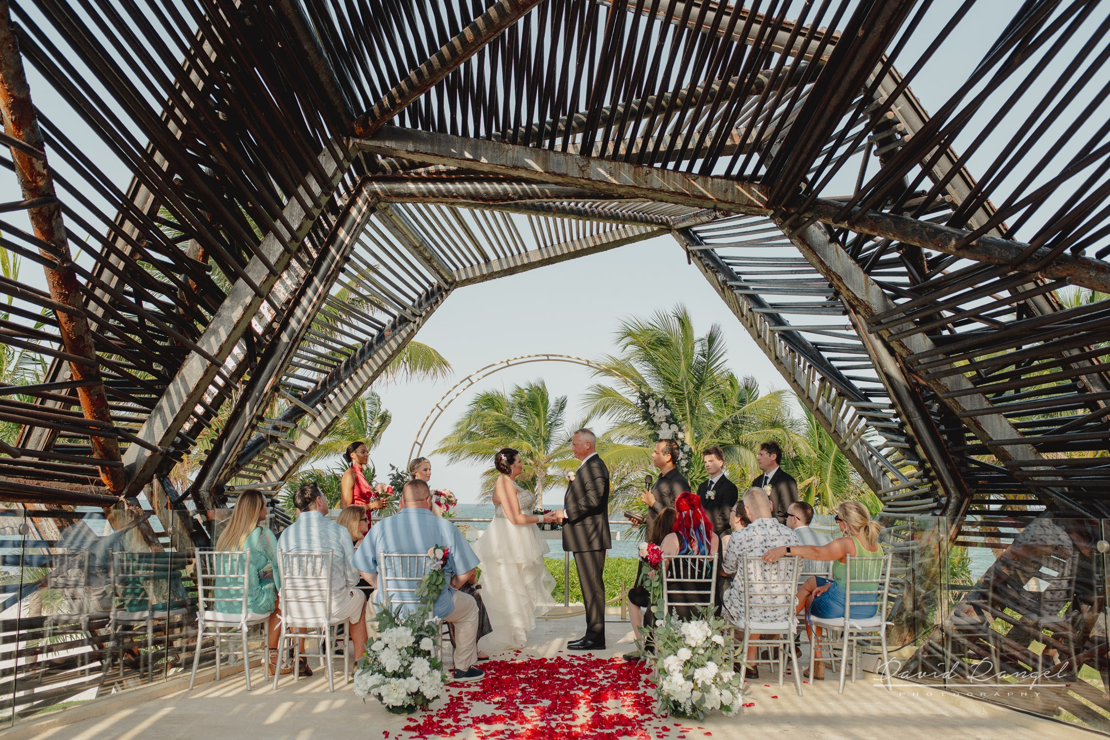 Heather and Benjamin on their destination wedding at Royalton Riviera Cancun. Destination wedding photographer based in Cancun and Riviera Maya with service worldwide