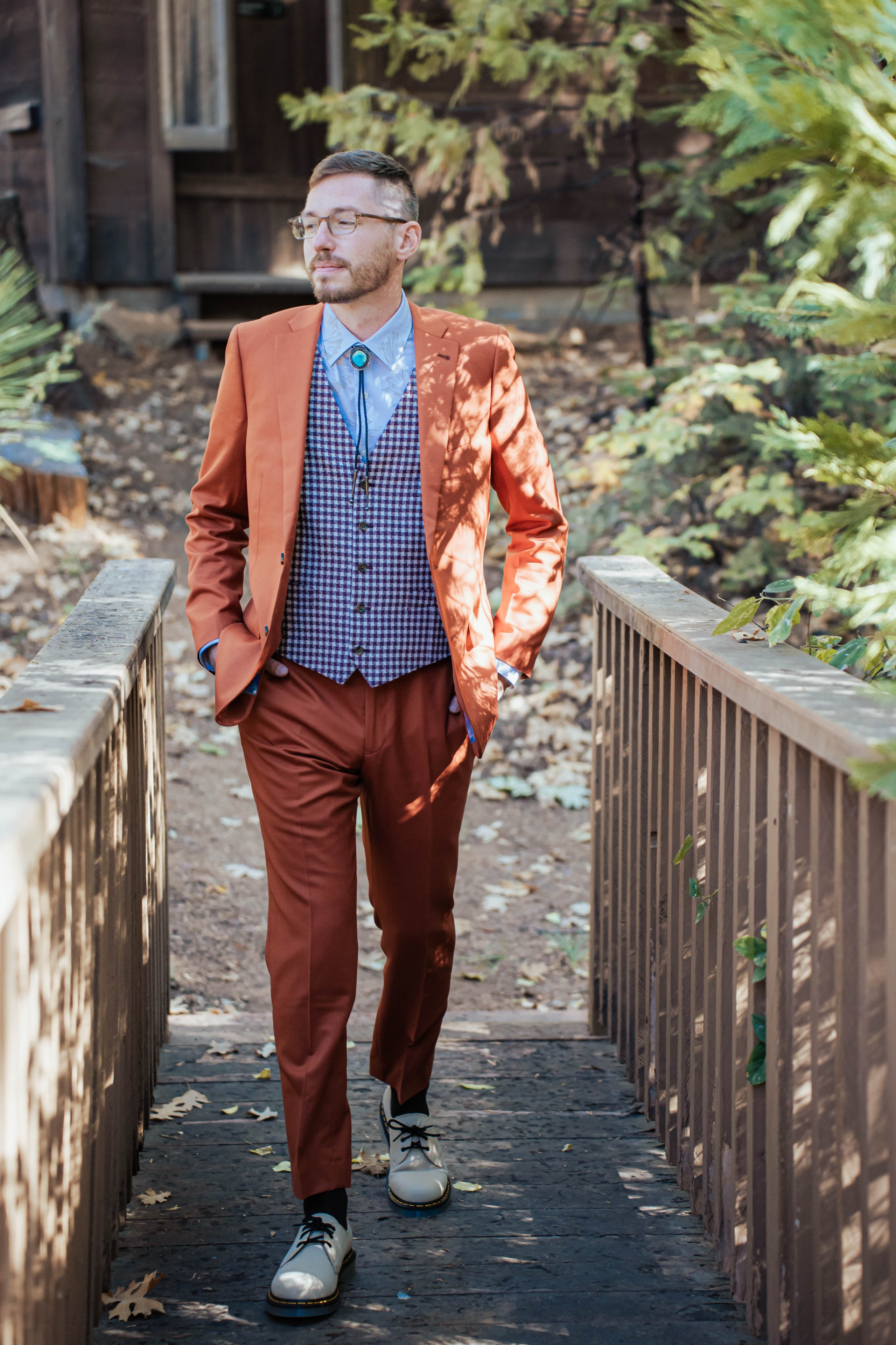 Wedding in forest. Cinematic Wedding & Elopement Photography in Los Angeles | Inspired by Indie Film & Real Life