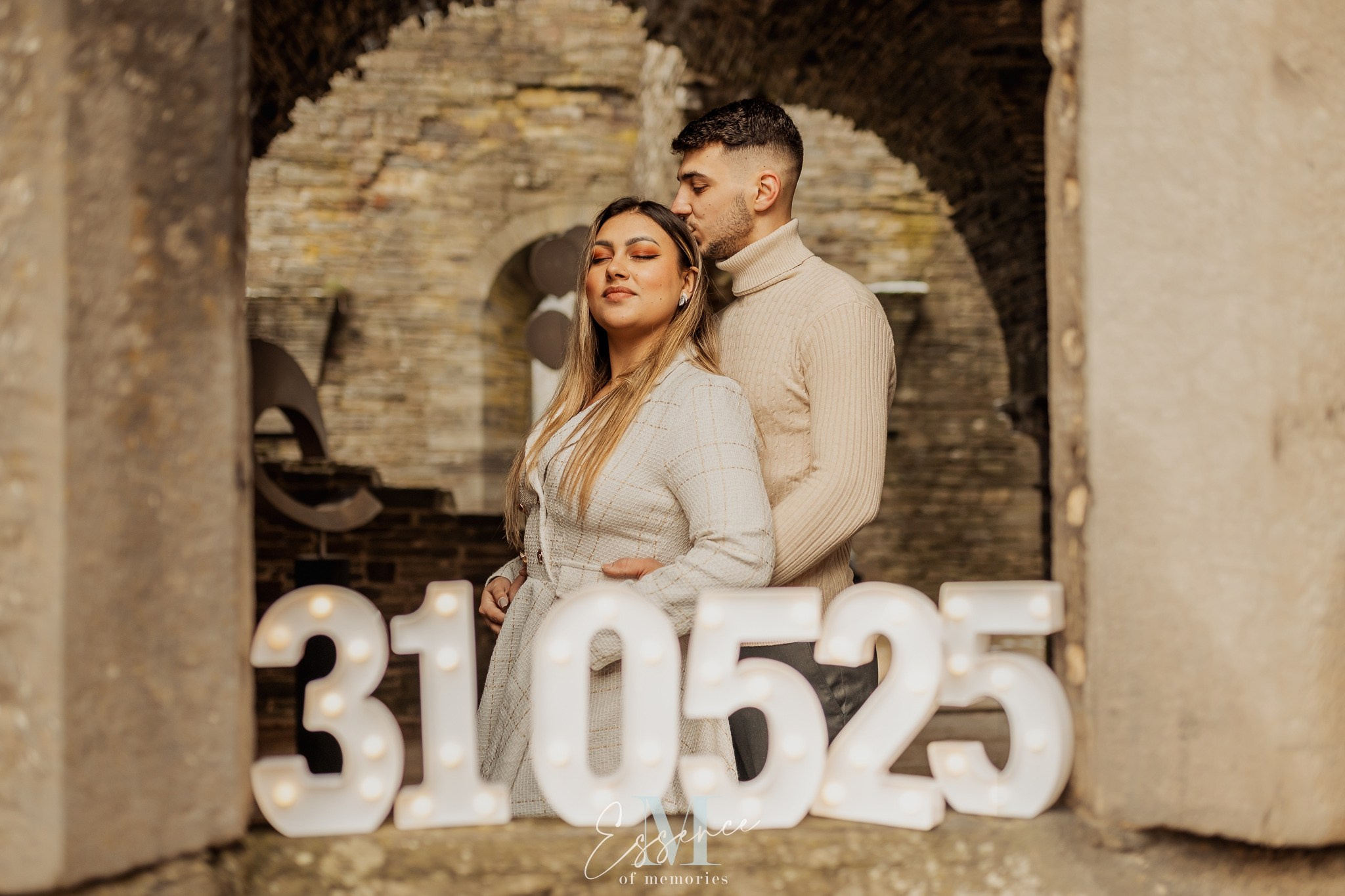Save the Date Loredana & Daniel — Foto Castel Brabant Valon | Essence of Memories. Essence of Memories — Wedding & Event Photographer in Brussels, Belgium
