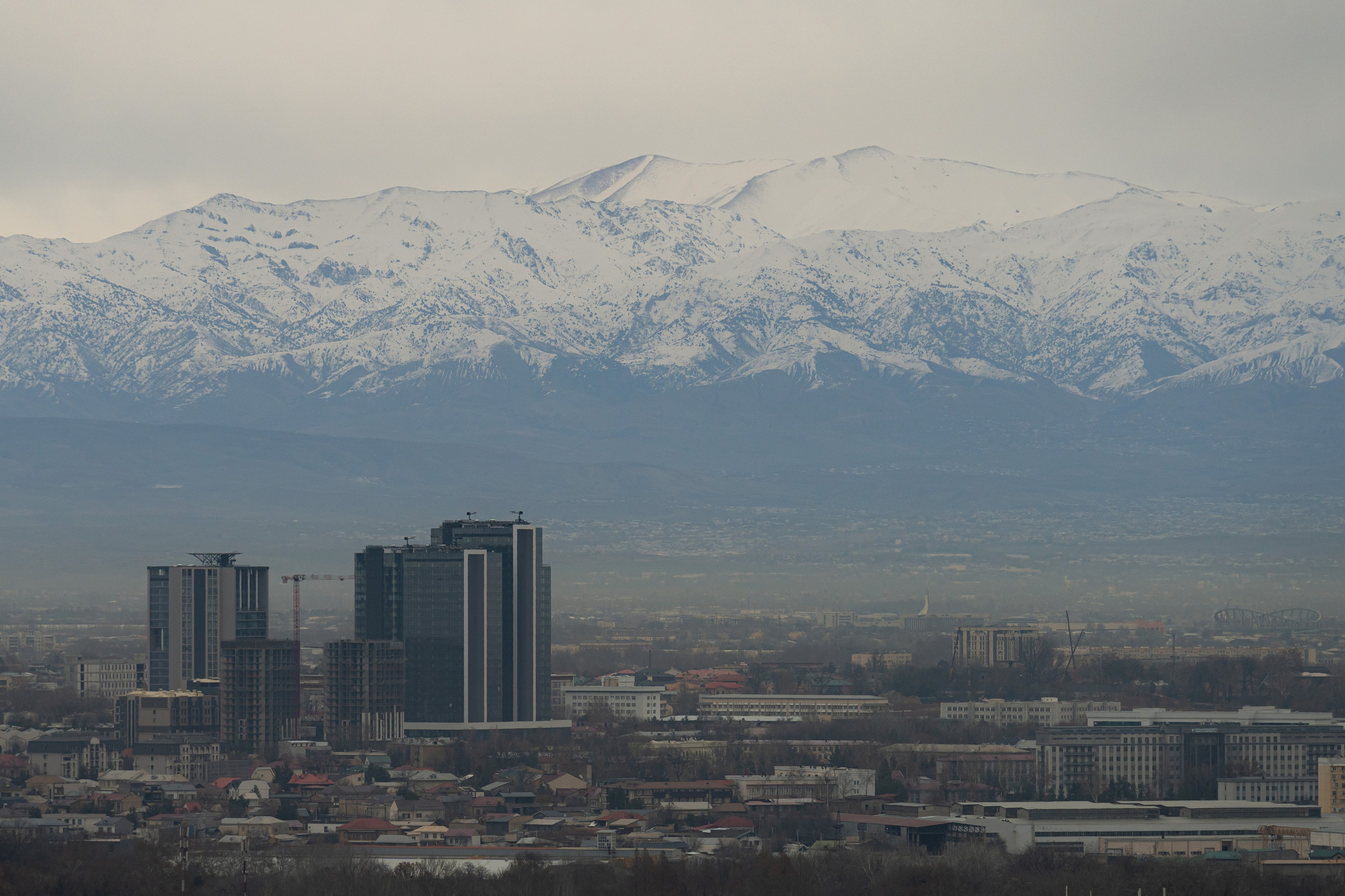 Смог в Ташкенте или Взгляд на город с высоты птичьего полета. Георгий Намазов | Фотограф в Ташкенте