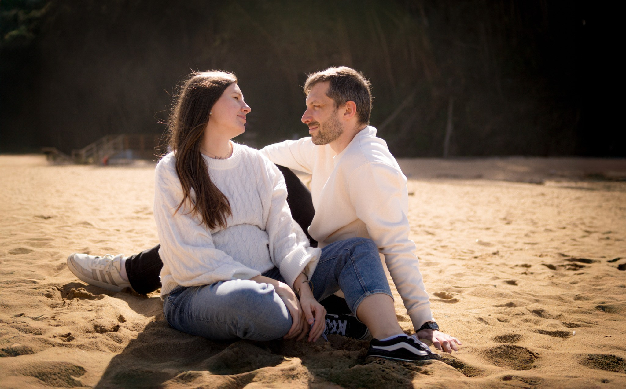 Maternity Beach Photoshoot in Asturias | Anton & Ekaterina