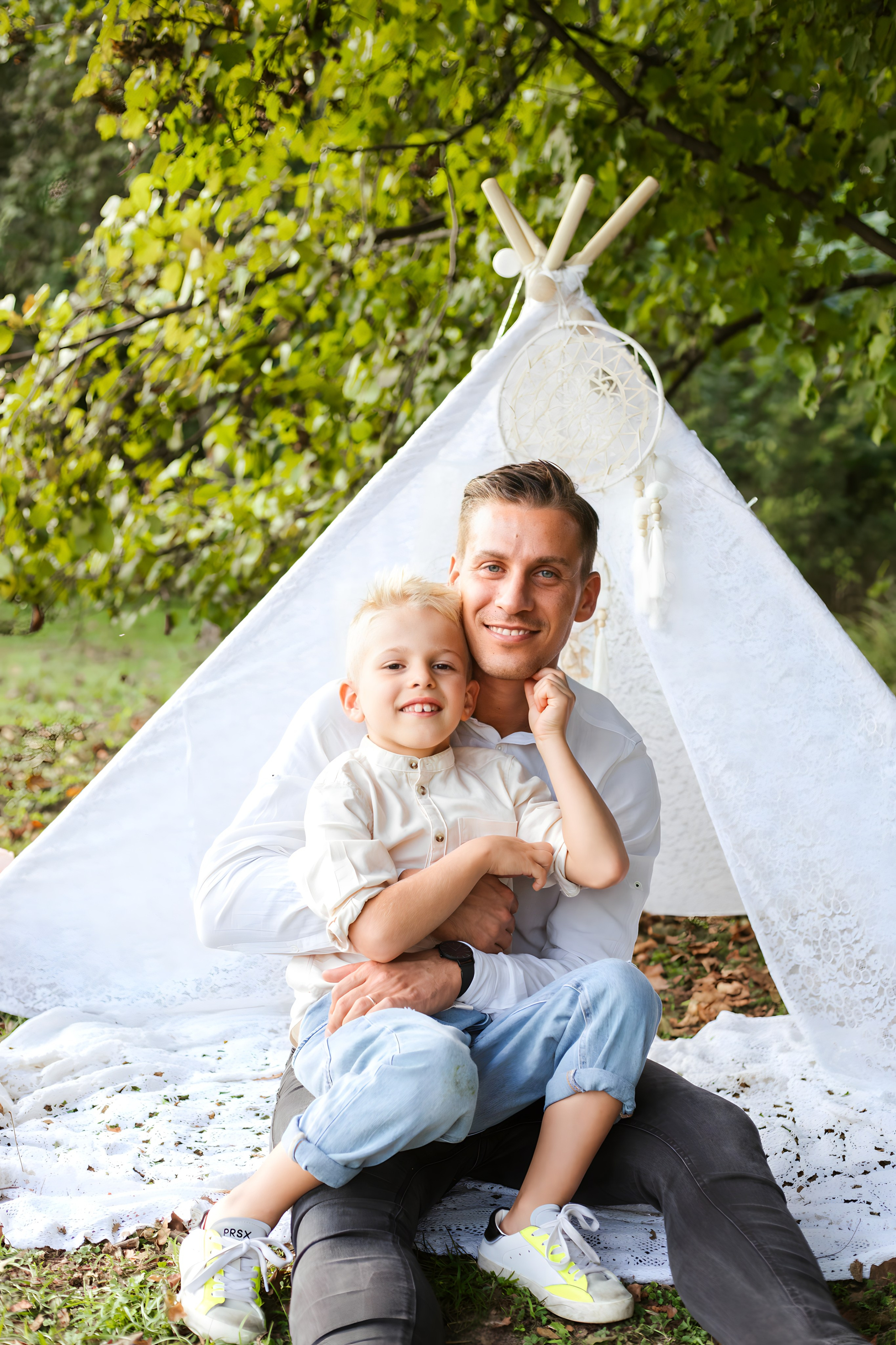 Maggie e la sua bellissima famiglia. Luci e Capricci Photography