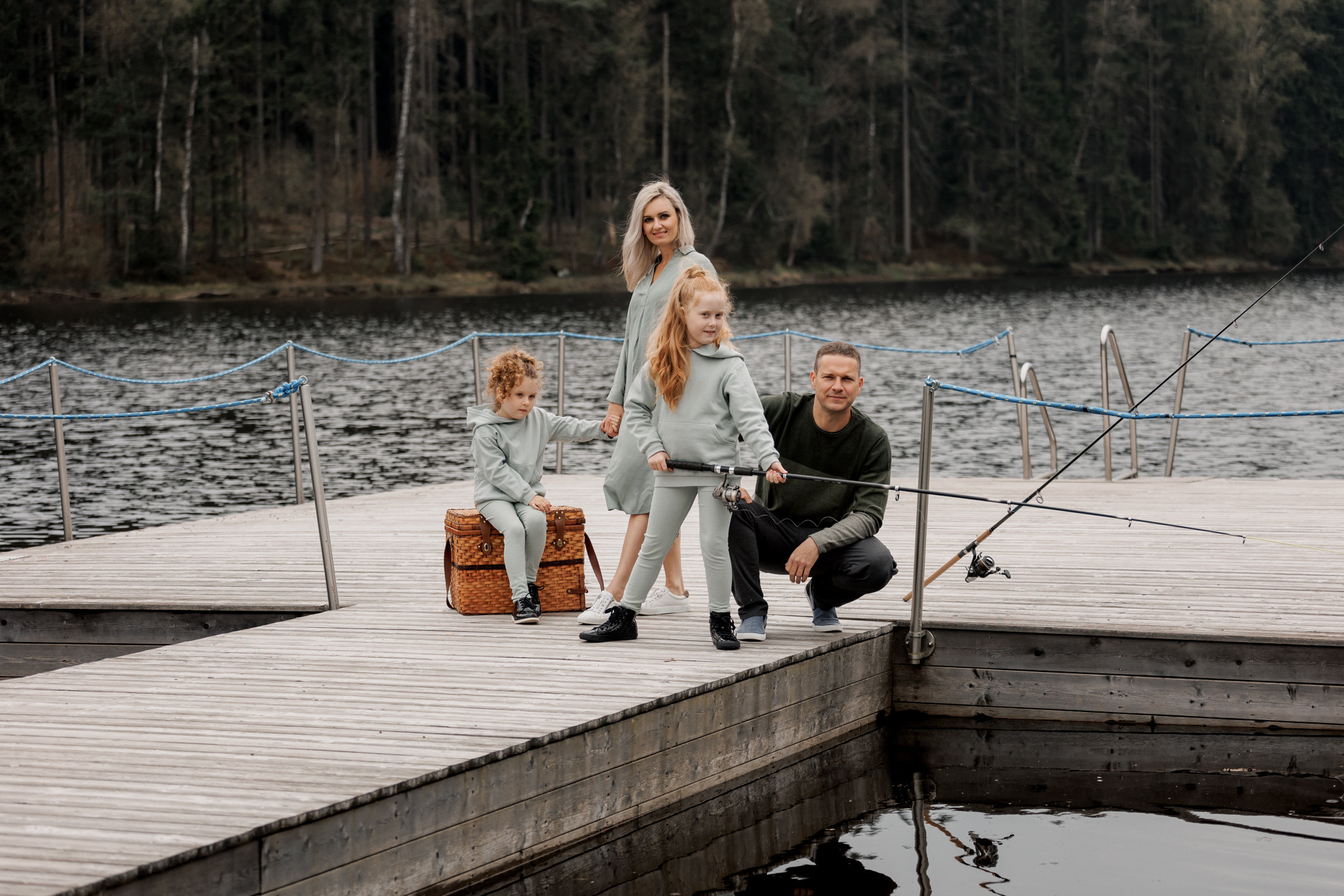 Angeln am See. Familien- und Hochzeitsfotografin in Frankfurt am Main Alina Braun