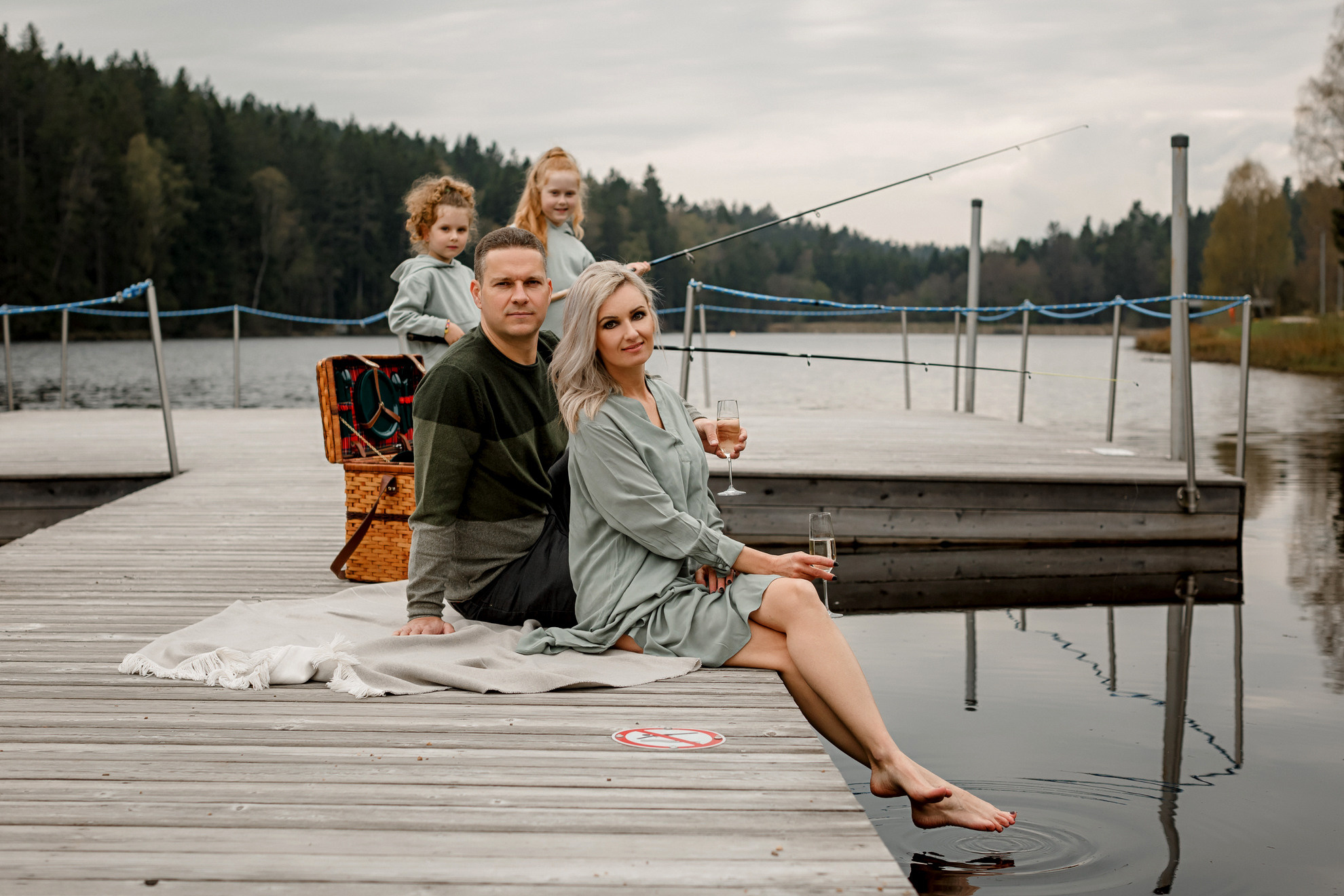 Angeln am See. Familien- und Hochzeitsfotografin in Frankfurt am Main Alina Braun