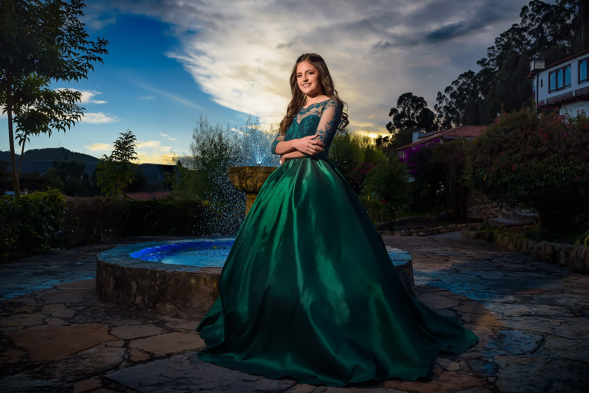 Quinceañeras. Fotógrafo especializado en retratos, bodas y quinceañeras, Bogotá