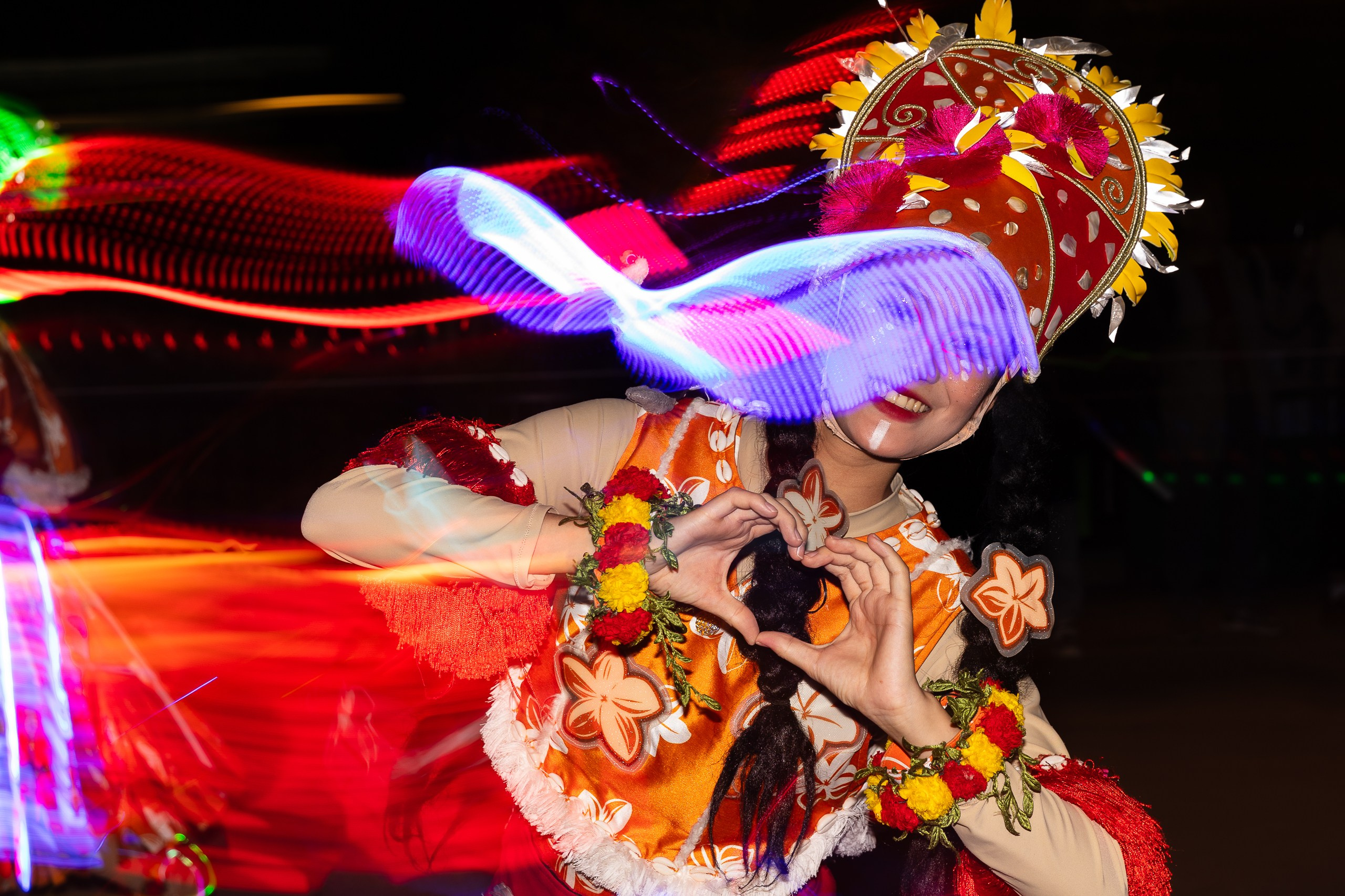 Ночной парад freezlight