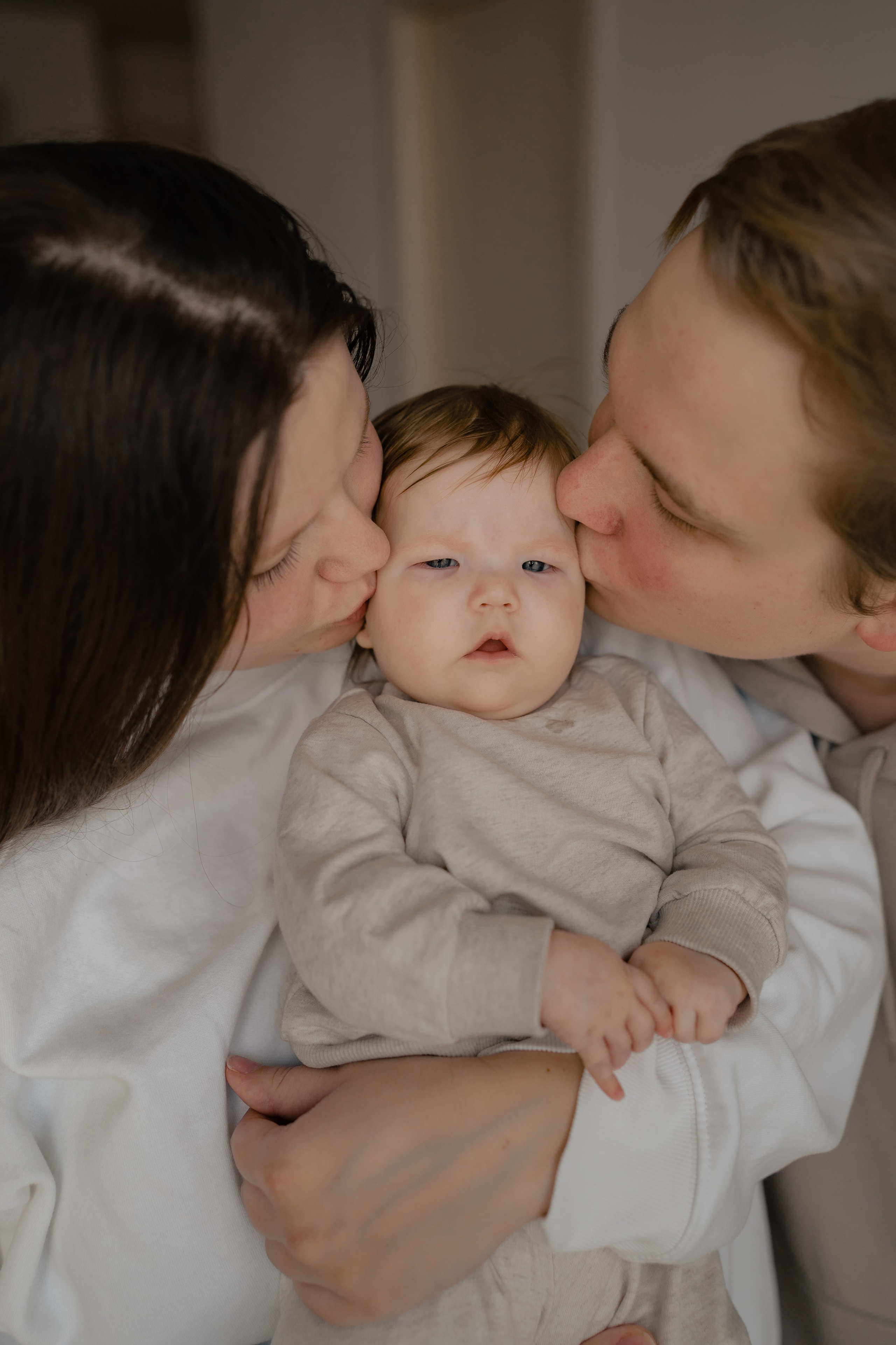 Семейная с младенцем. Фотограф Москва Ларина Юлия
