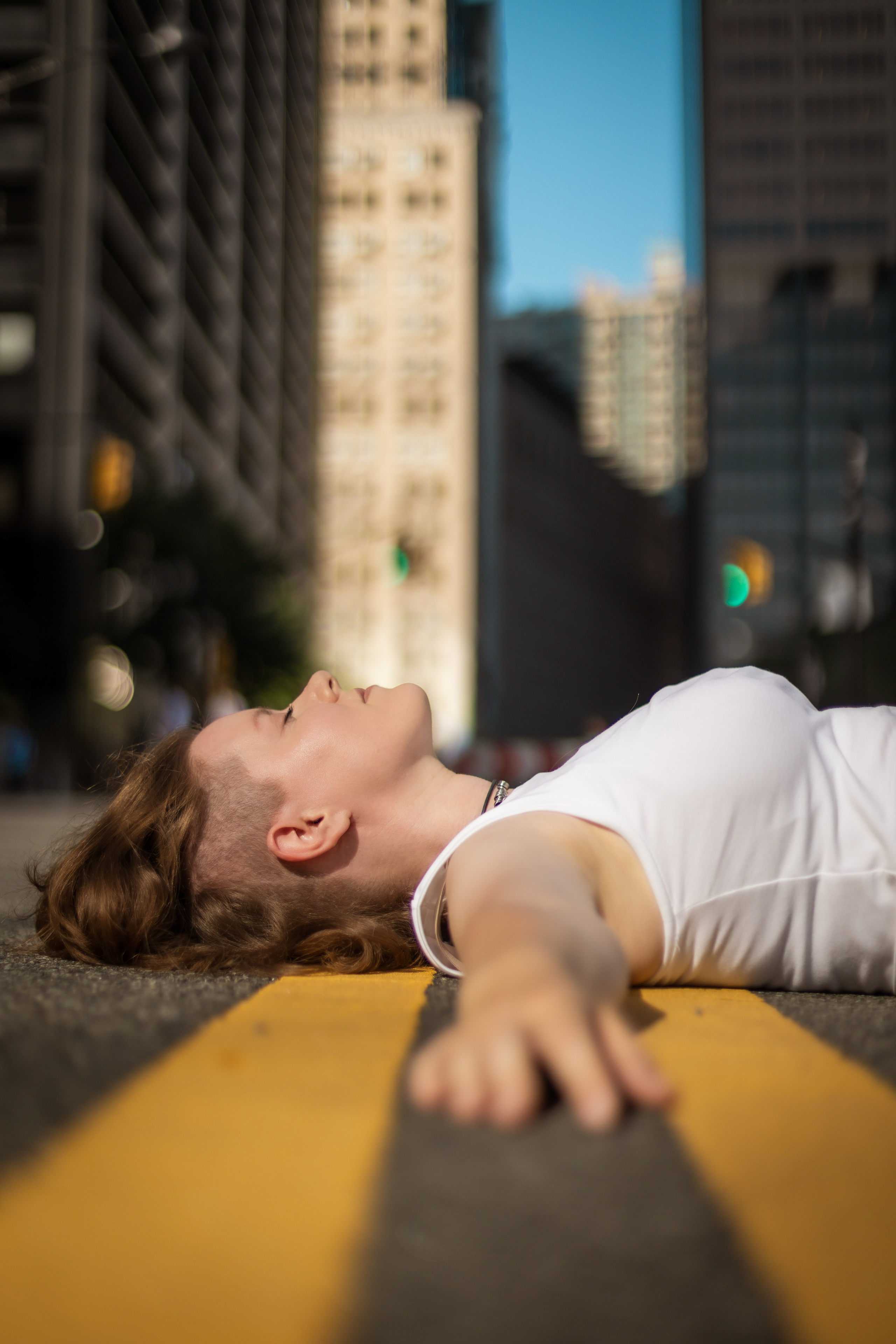 Городская съёмка. Всемирно-торговый центр. Манхэттенский мост. Фотограф в Нью Йорке