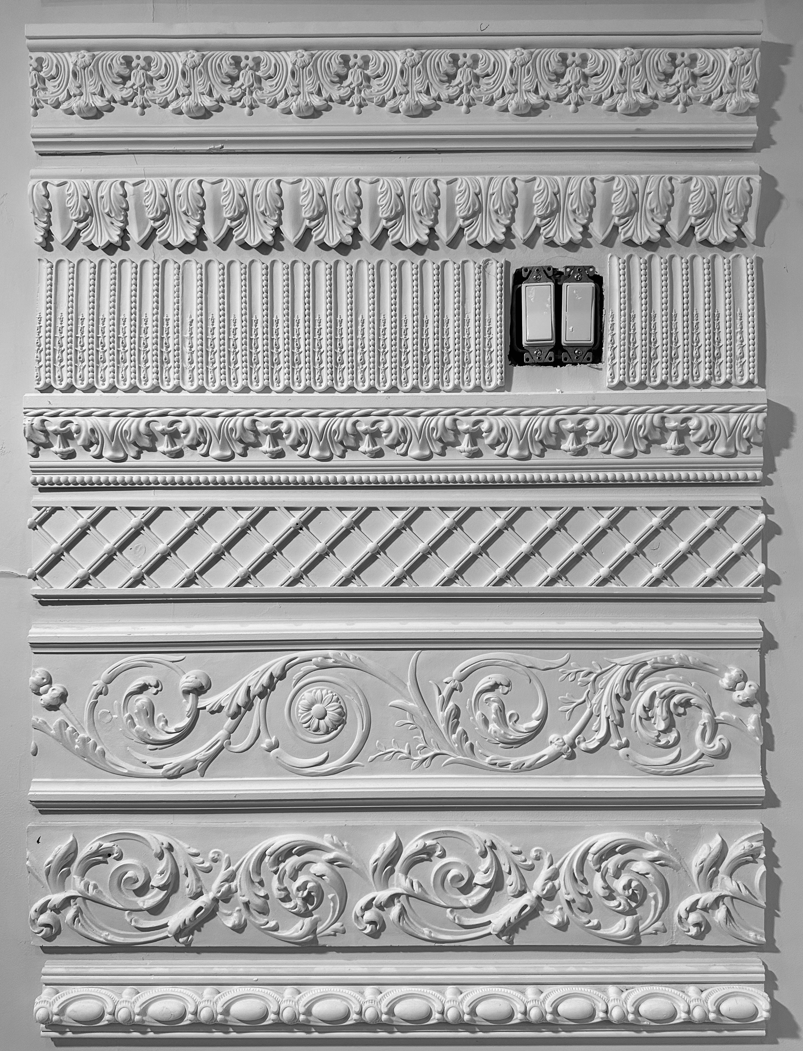 Panel Moldings. Plaster molding