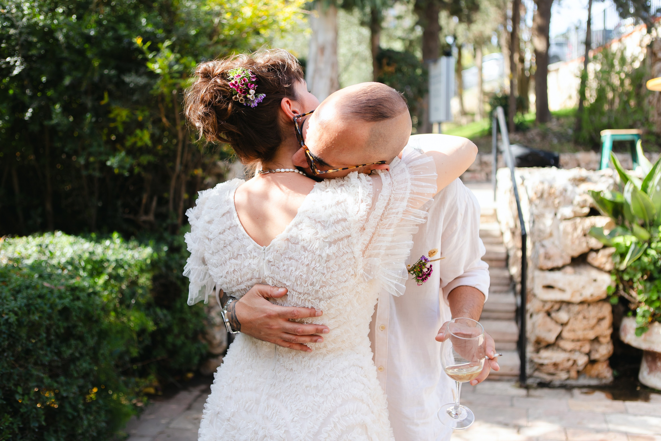 MORNING WEDDING AT YAMIN MOSHE. PHOTOGRAPHER IN ISRAEL