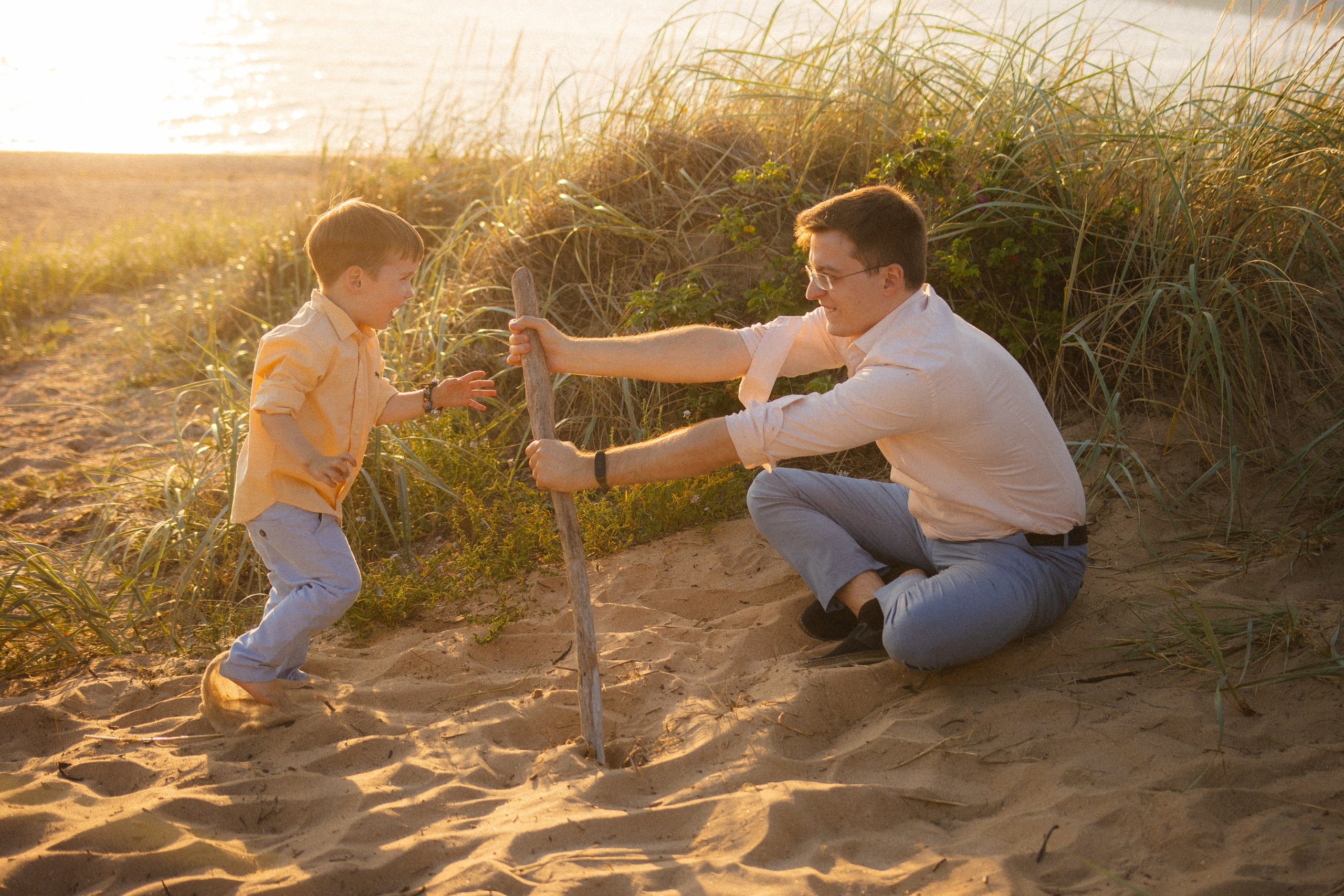 Warm evening in Falkenberg. Photographer in Gothenburg Aleksandra Stroganova