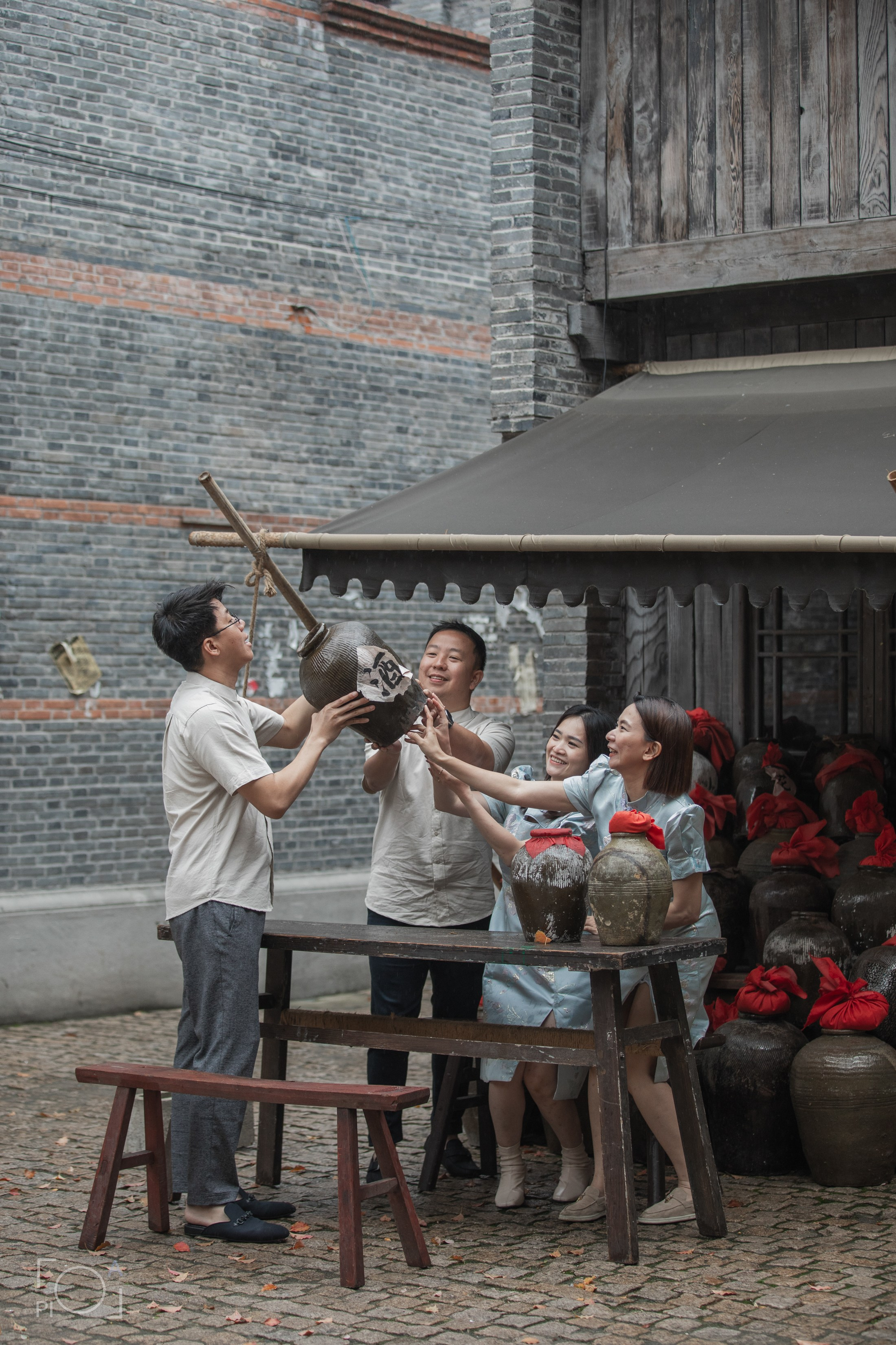 Семейная фотосессия в шанхайской киностудии. Photographer in Shanghai — Lola Pidluskaya